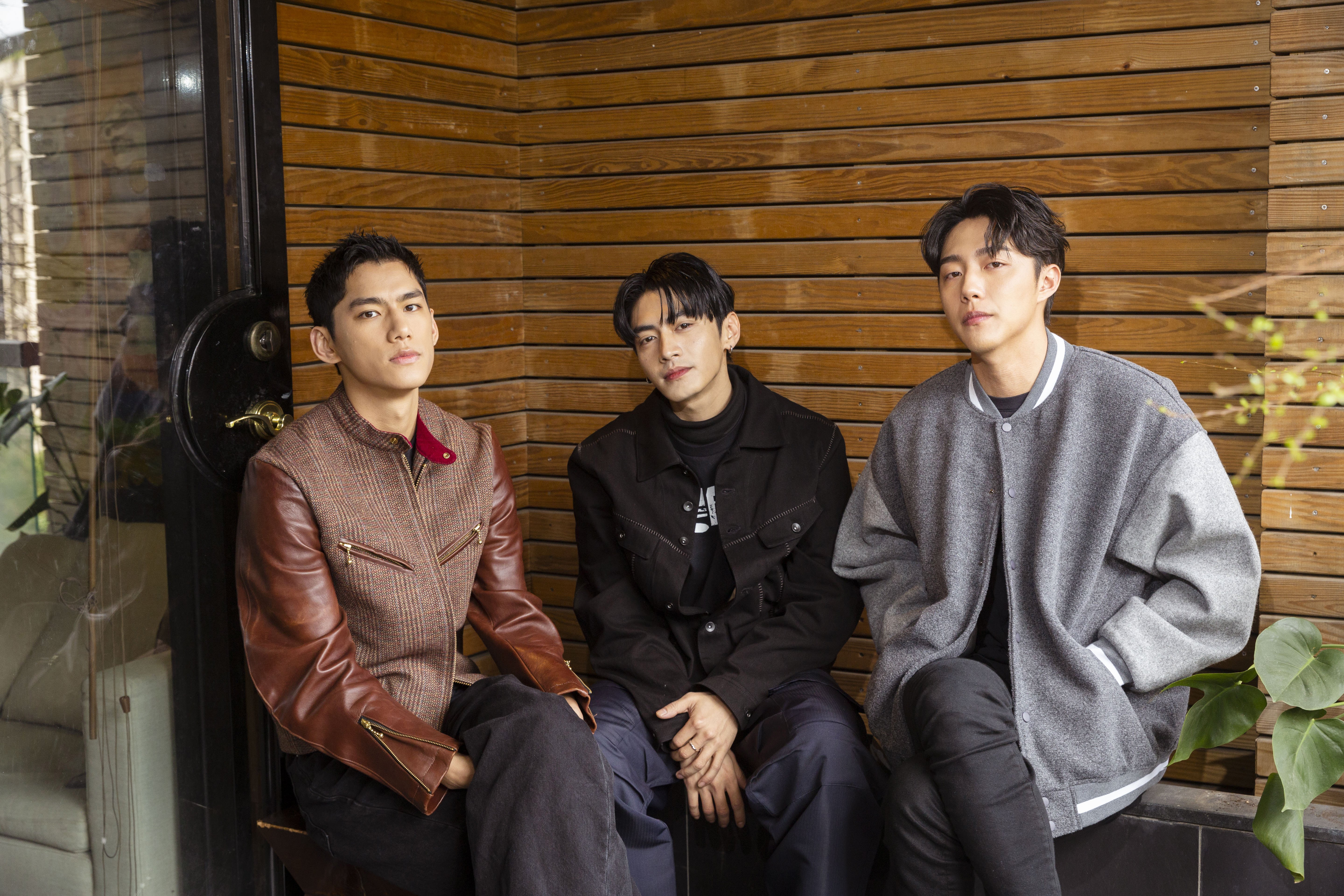 朱軒洋（左起）、宋柏緯、蔡凡熙在《黑的教育》演活各自角色，被譽「神選角」。