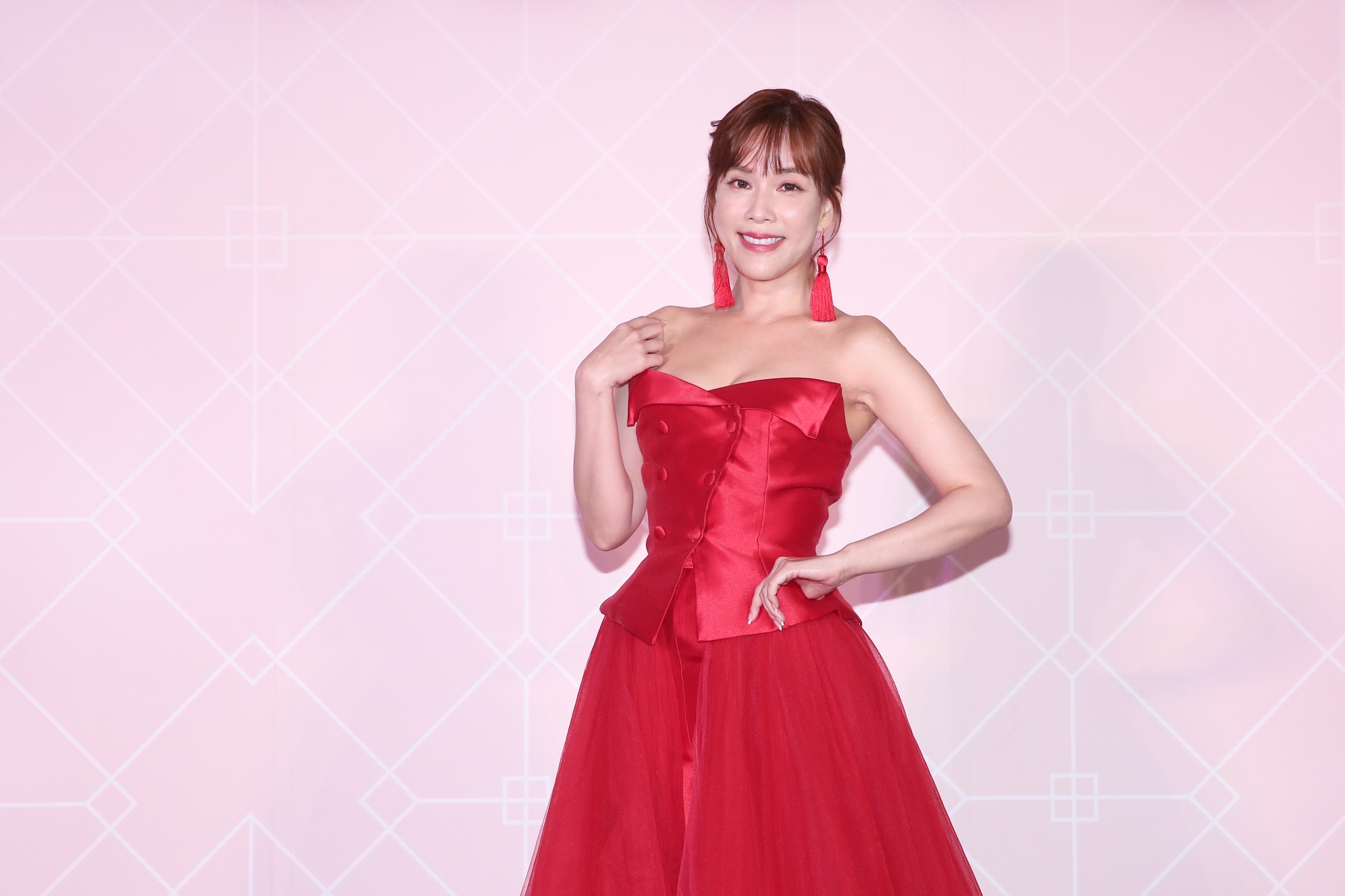 劉涵竹今（12）日以代言人出席醫美活動，這次是她首次接下醫美代言。