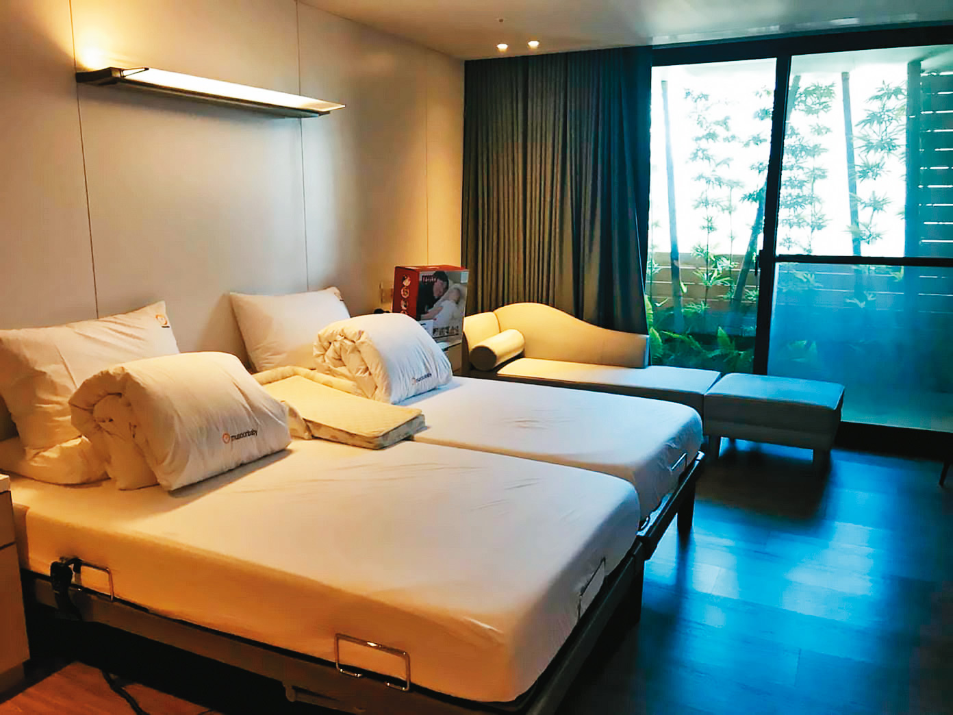 林知延陪Tiffany出院後，直奔名醫李木生旗下產後護理之家坐月子。（翻攝自木恩產後護理之家臉書）