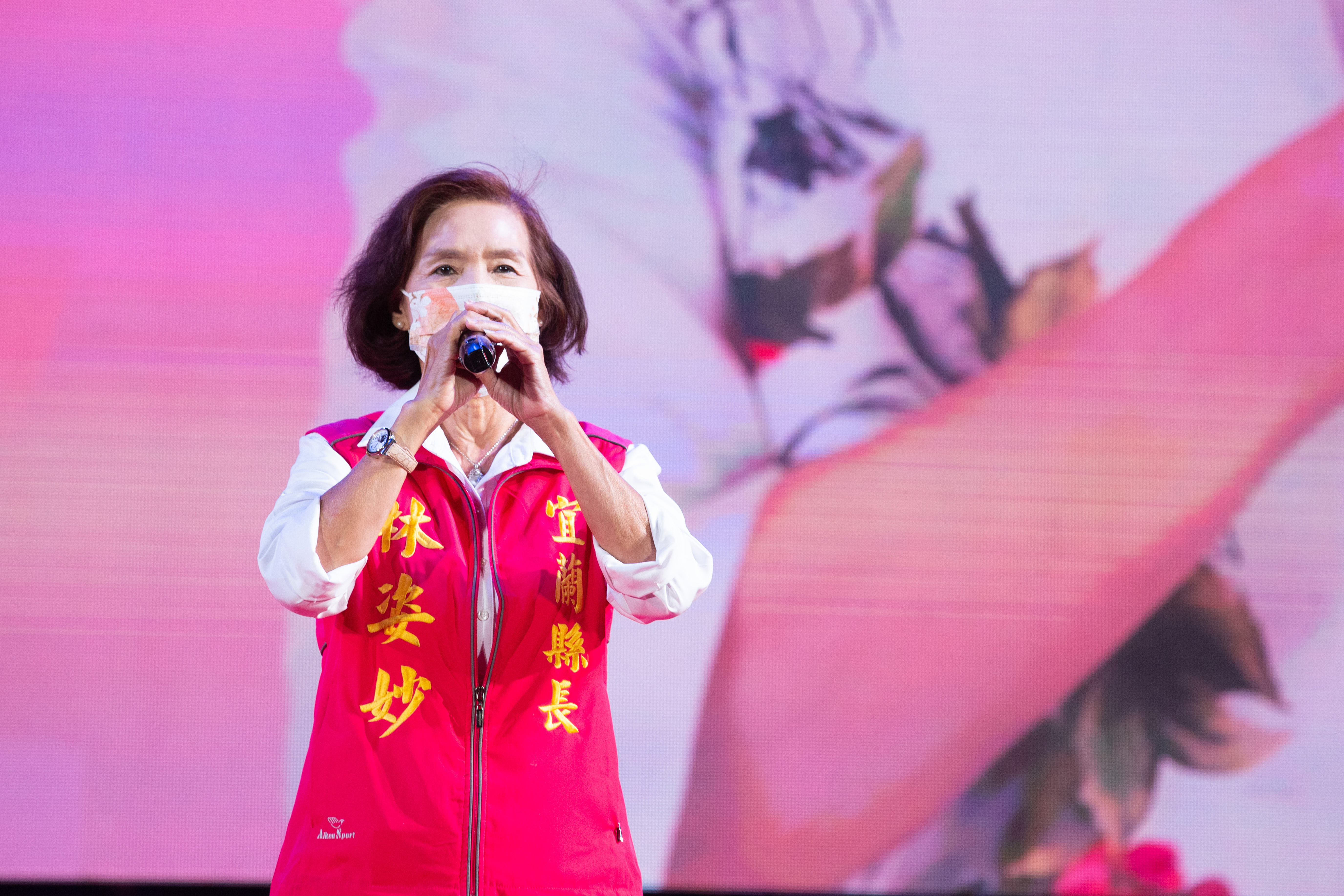 山陀兒來勢洶洶，宜蘭縣長林姿妙憂心喊話。（本刊資料照）