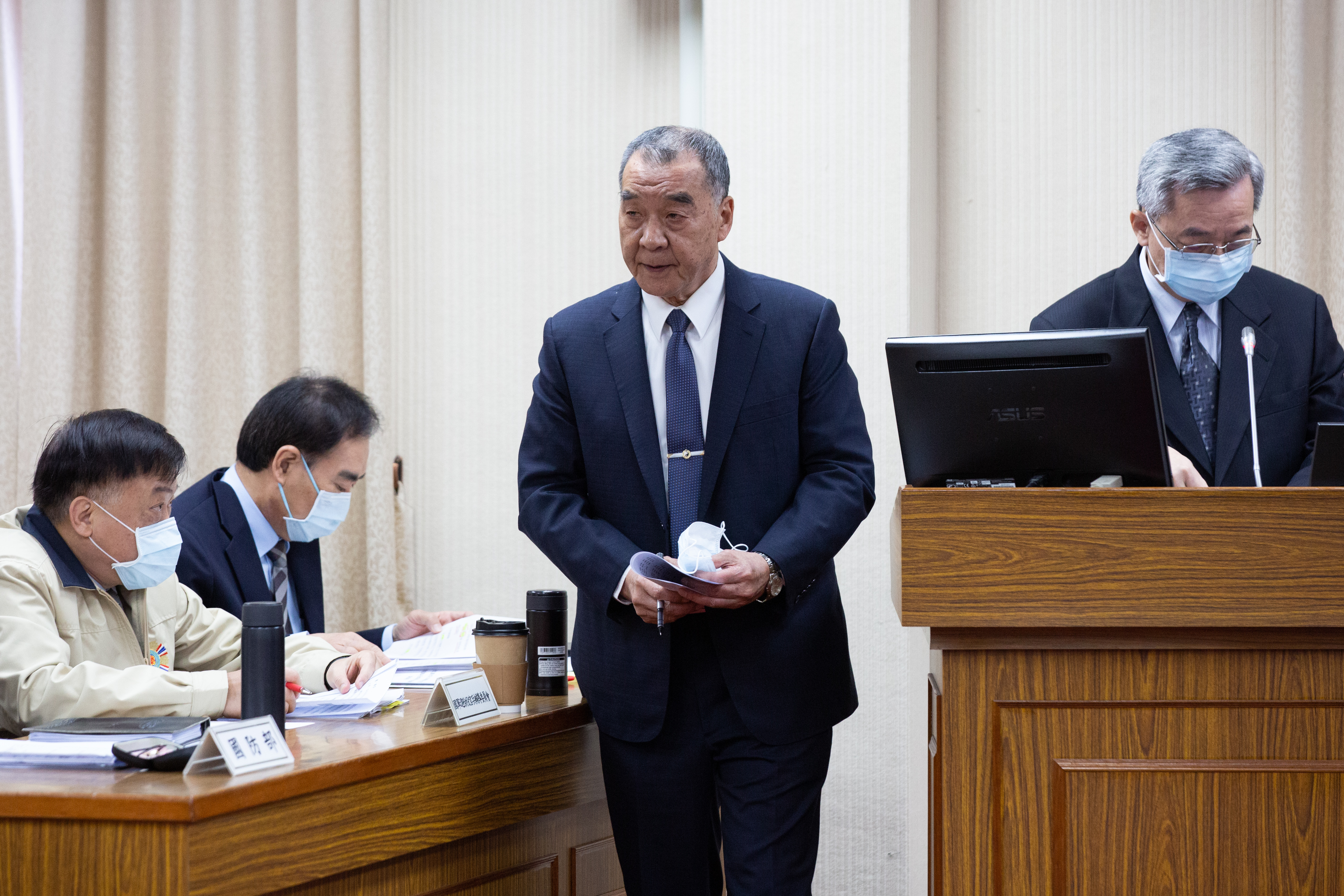 針對金門上兵游至對岸,國防部長邱國正今指出內部調查顯示沒有管教問題。(本刊資料照)