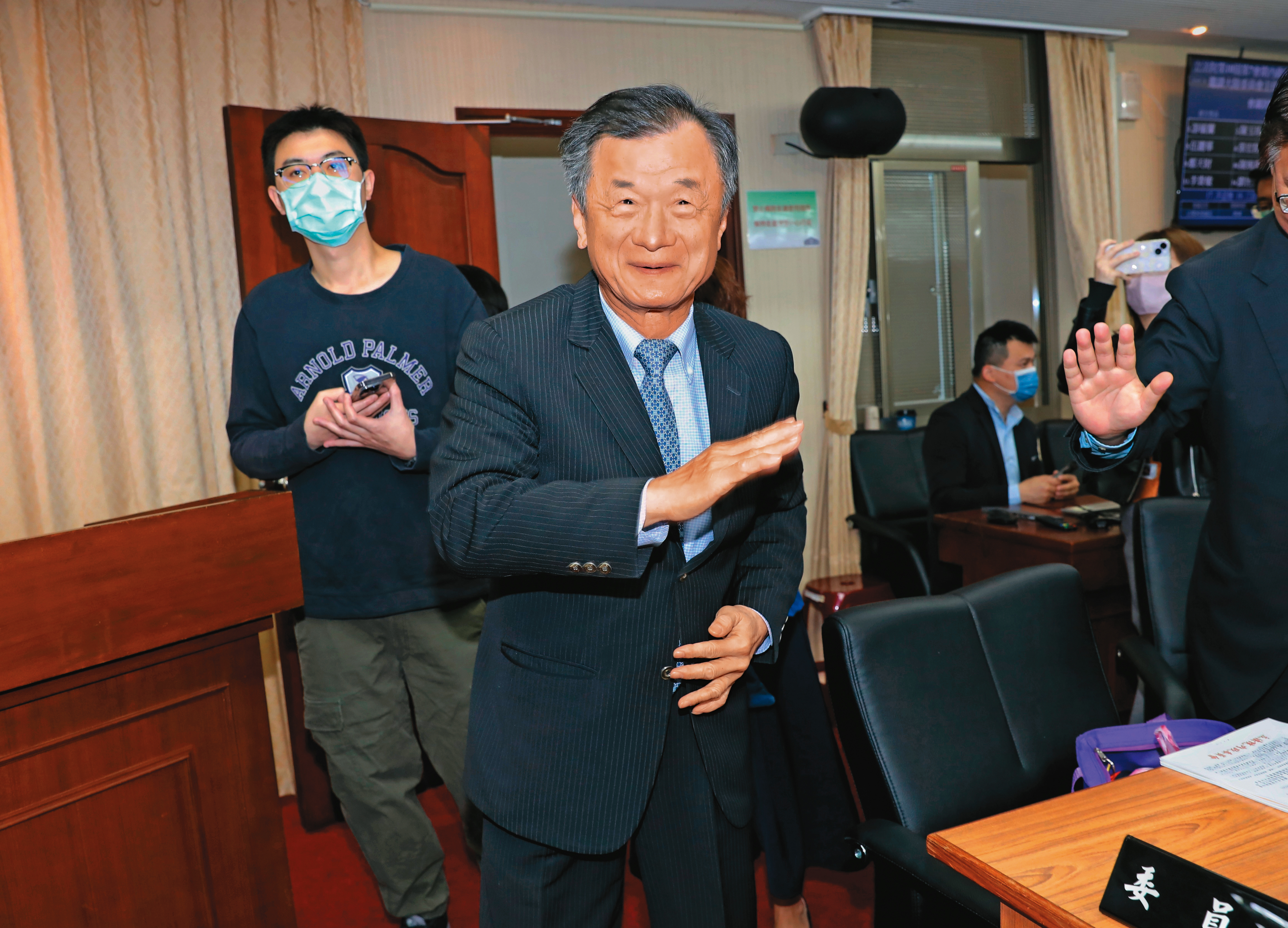 金門士兵失蹤引發全國關注，陸委會主委邱太三（圖）證實兩岸仍有溝通管道，確認士兵人在中國。