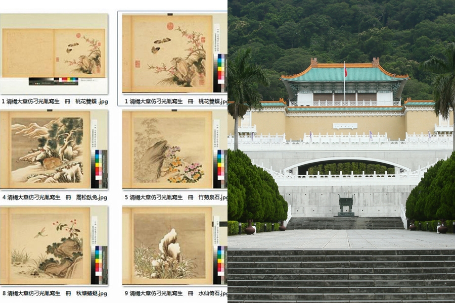 本刊揭露故宮國寶數位圖檔遭竊，今故宮透露受影響圖檔約有10萬張。（翻攝網路、本刊資料照）