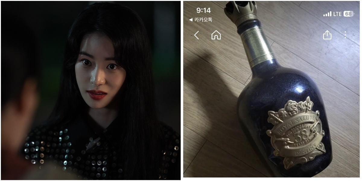 網友轉賣《黑暗榮耀》同款酒瓶凶器，大讚狂推：好拿、好砸、好防身。（翻攝自NETFLIX，dispatch）