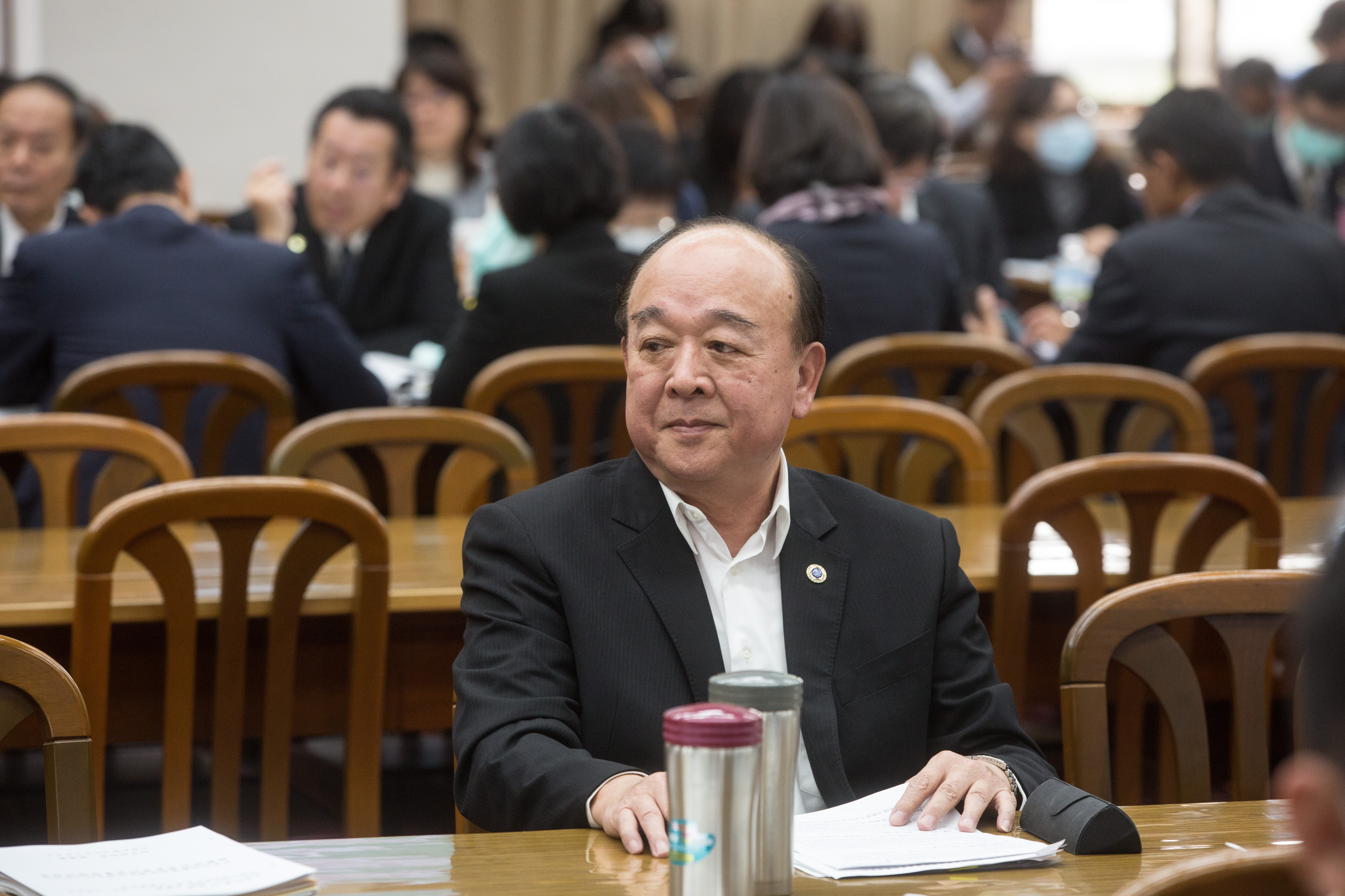 藍委吳斯懷力挺退役軍官赴中參加黃埔校慶，與黨部態度差很大。（本刊資料照）