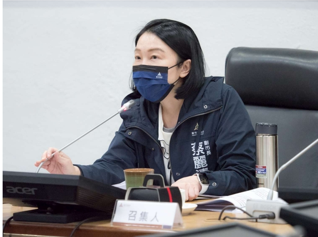 新竹棒球場工程體檢會召集人蔡麗清副市長。(新竹市府提供)