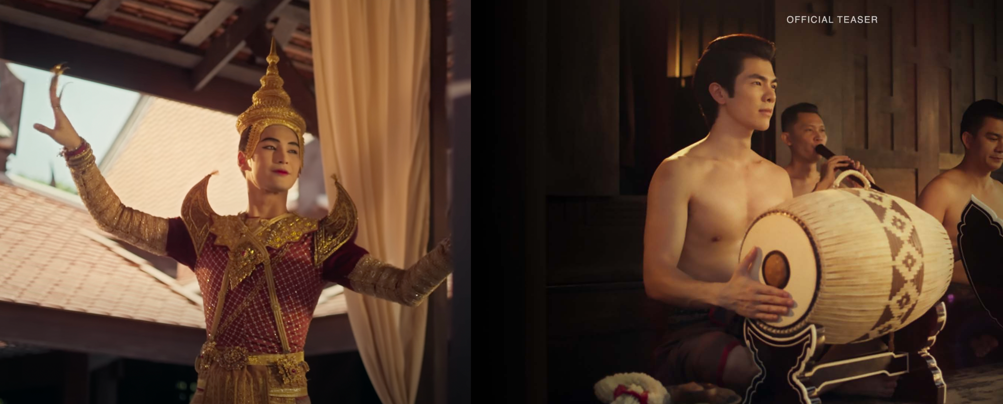 Apo與Mile的劇中造型曝光後，深受粉絲關心。（翻攝自Be On Cloud | New Project）