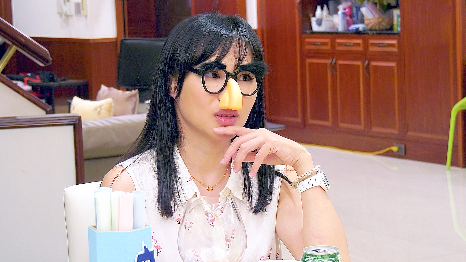 宅女小紅二度上《誰來晚餐》錄影。（公視提供）