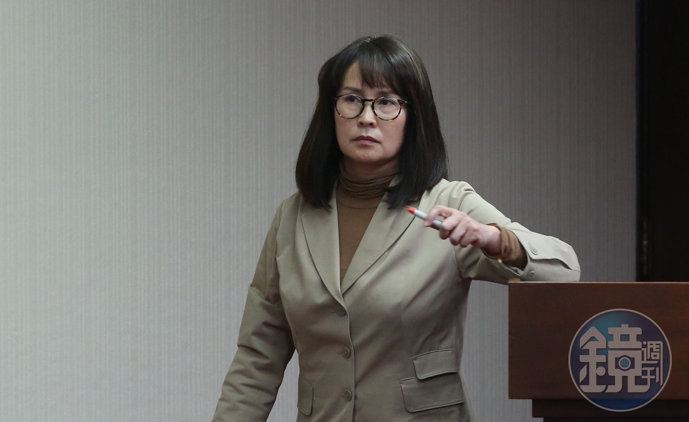 高金素梅日前質詢報告出現多頁簡體中文,引發議論。(本刊資料照)