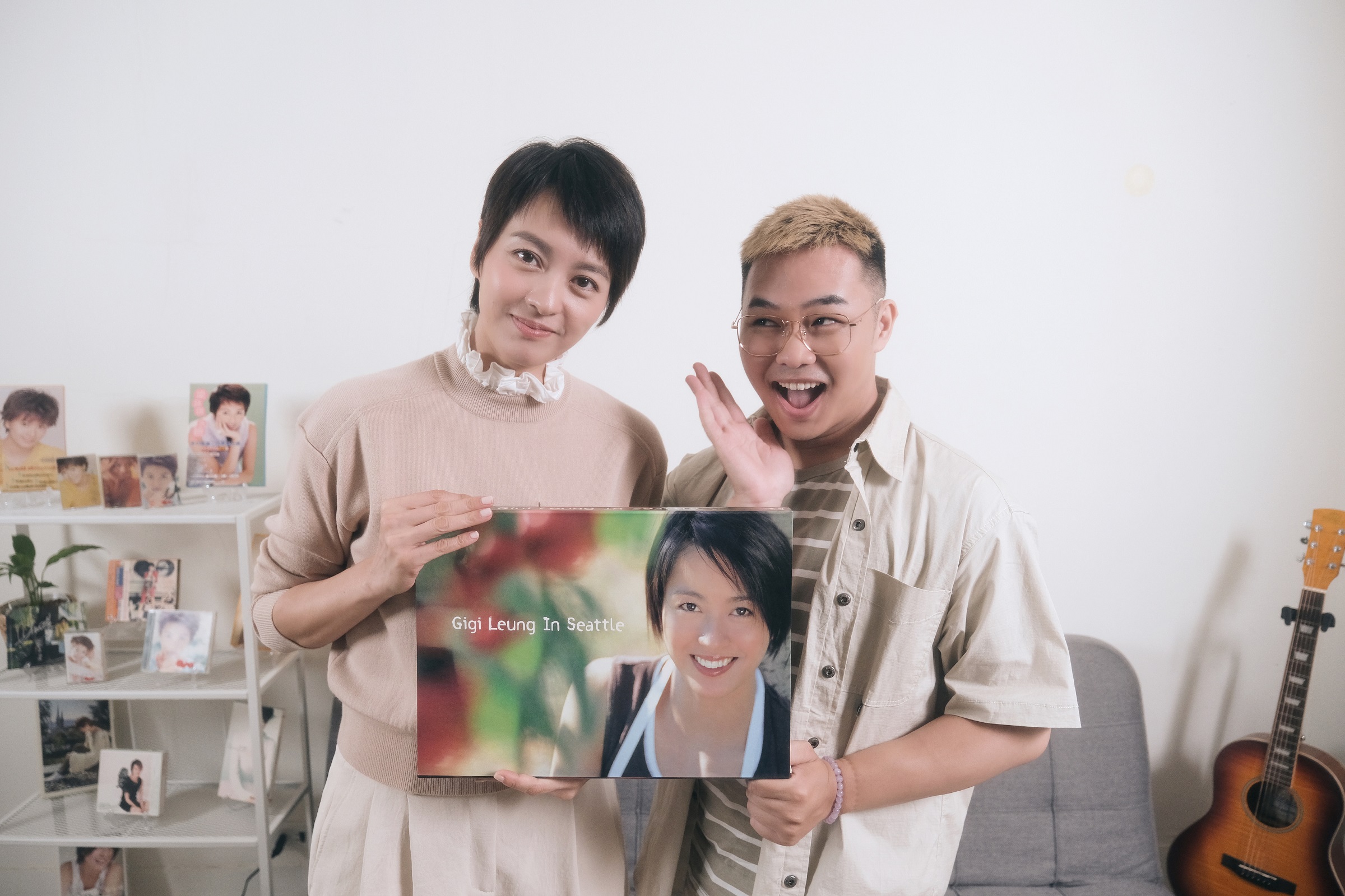 梁詠琪參加YouTuber那那大師的人氣單元「你最近好嗎?」,獻唱多首經典K歌。(小鋼砲娛樂提供)