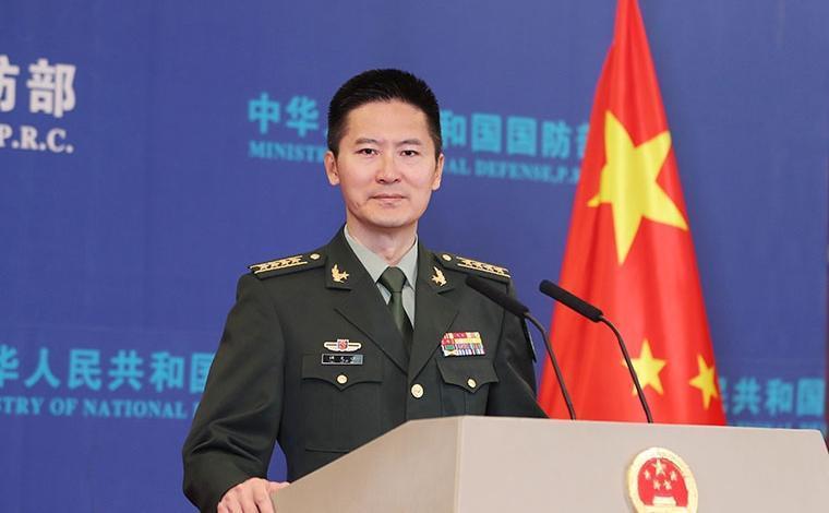 中國國防部新聞發言人譚克非今強調台灣問題是中國內政，呼籲美方不可逾越這條紅線。（翻攝自中國國防部）
