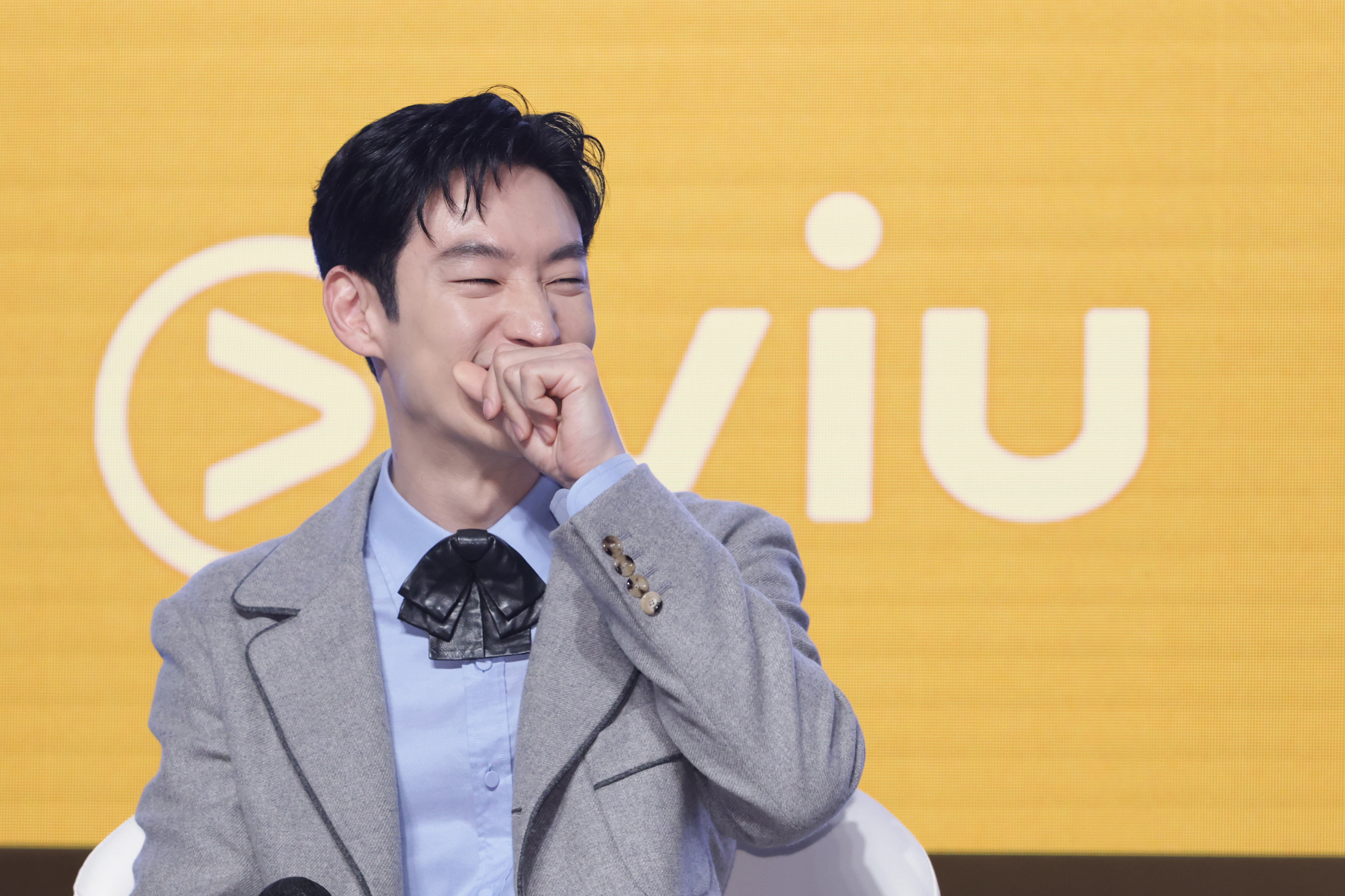 李帝勳到香港出席「香港國際影視展」宣傳《模範計程車2》笑說若有第3季想到香港取景。（friDay影音提供）