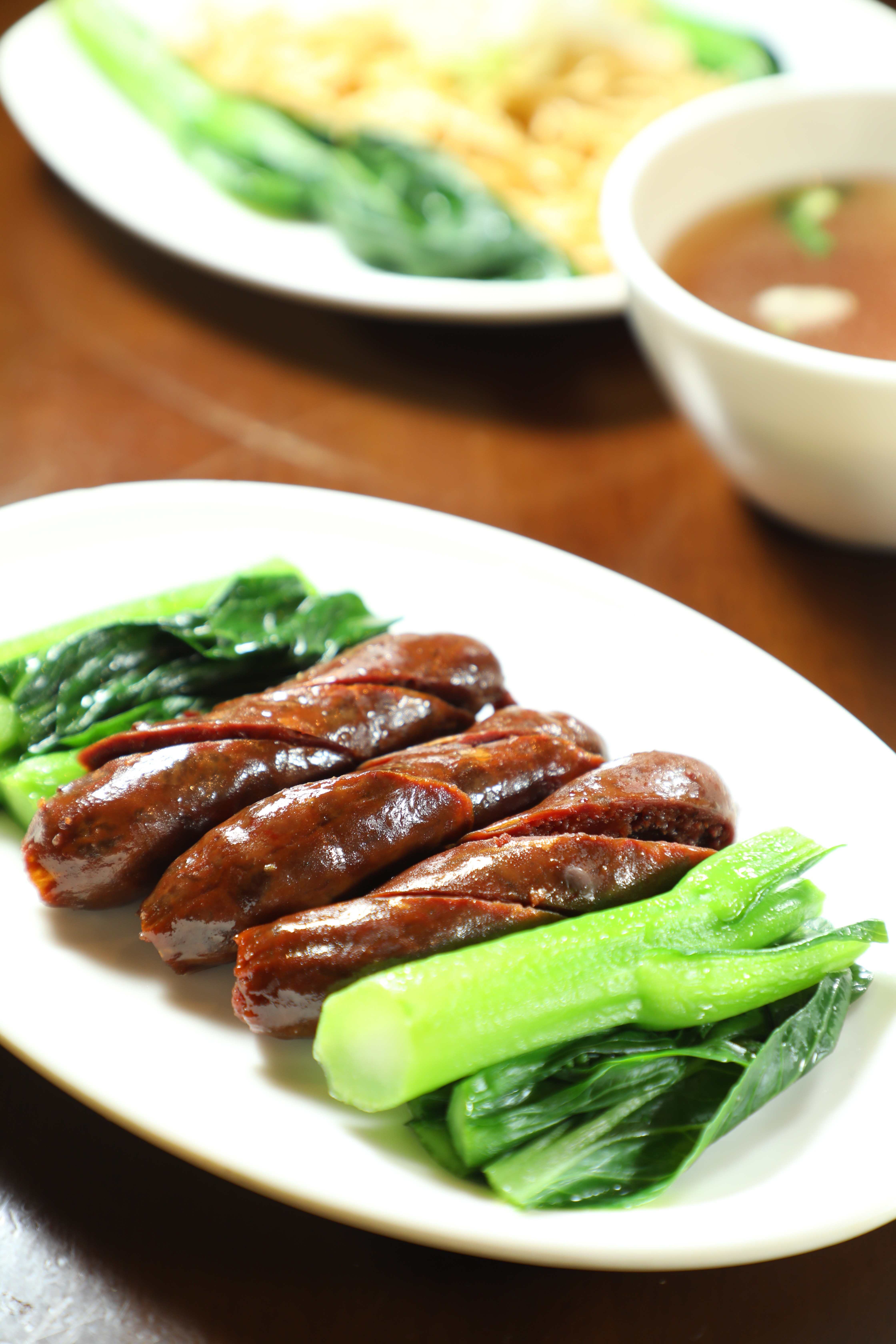 別處少見的「鵝肝腸」，口感較軟，酒香十足。（港幣60元／例牌）