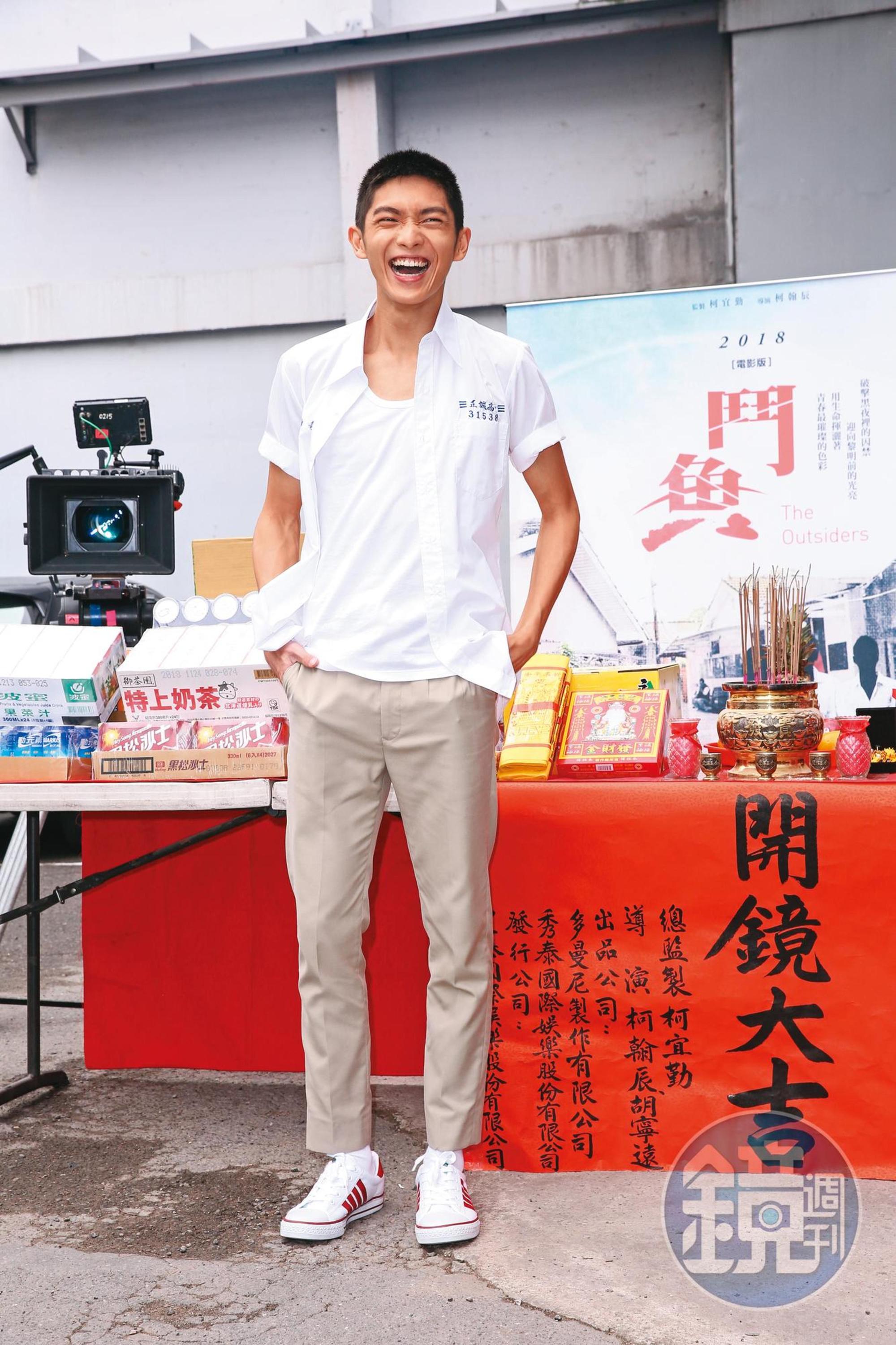 林輝瑝2018年參演電影《鬥魚》,讓他真正開始投入當演員。
