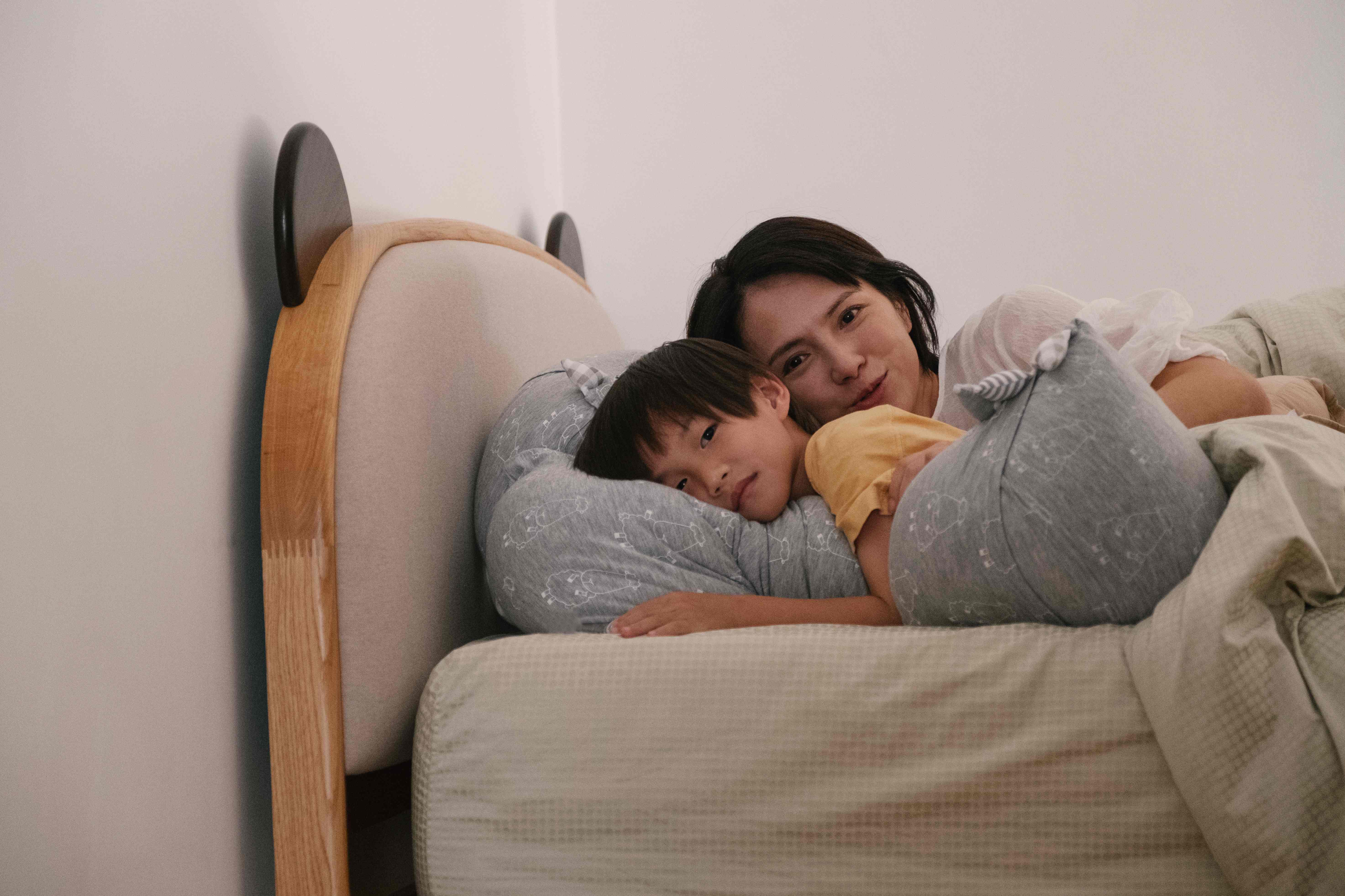 李心潔在《我的名字叫李心潔》紀錄片裡分享了親子間日常的互動，充滿了溫馨與愛。（甲上提供）