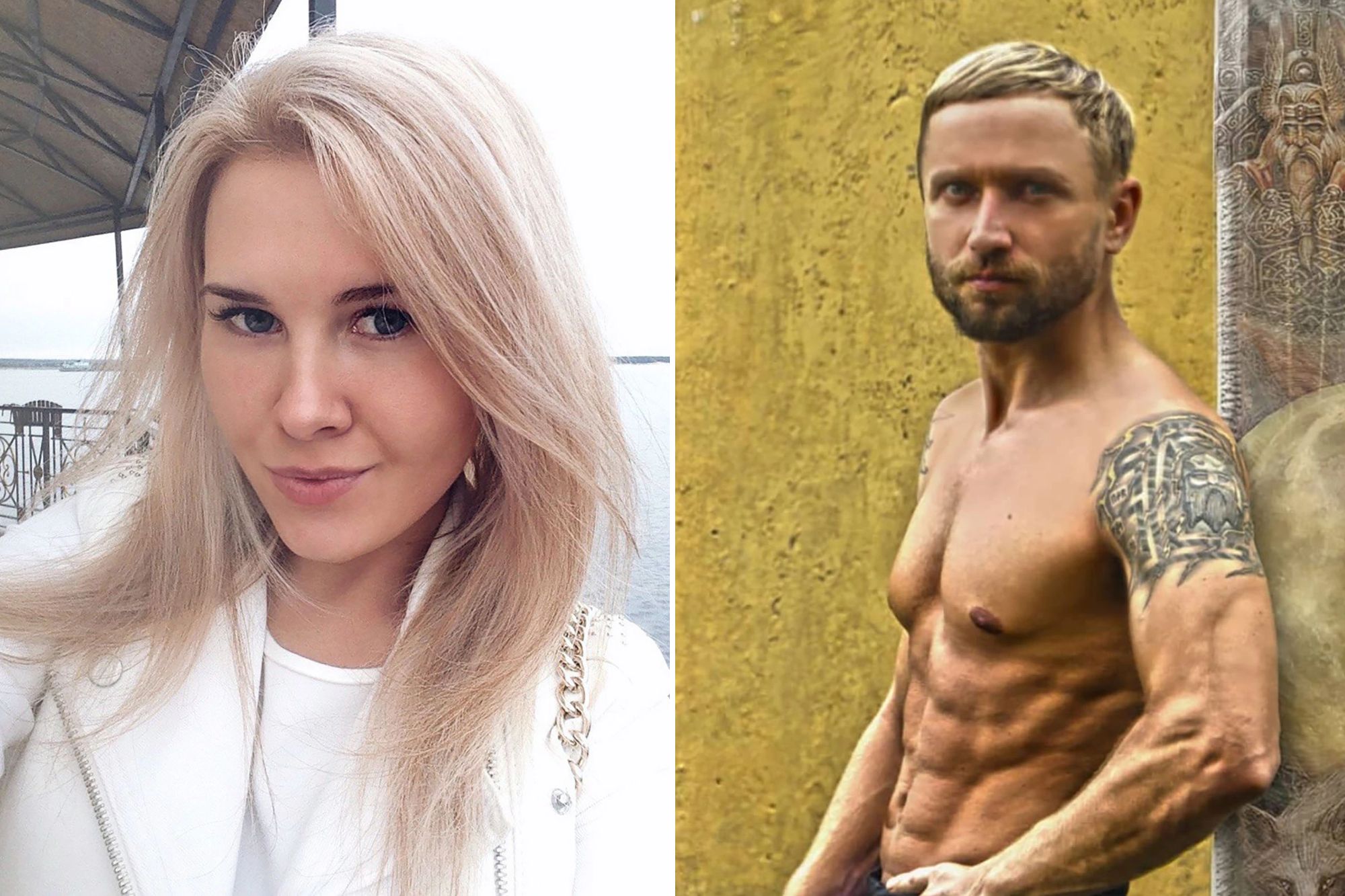 俄國一對父母奧薩娜（左）、馬克西姆迷信只靠陽光就能活，竟活生生餓死才出生一個月的兒子。（示意圖，翻攝臉書粉專MNG ShowBiz）