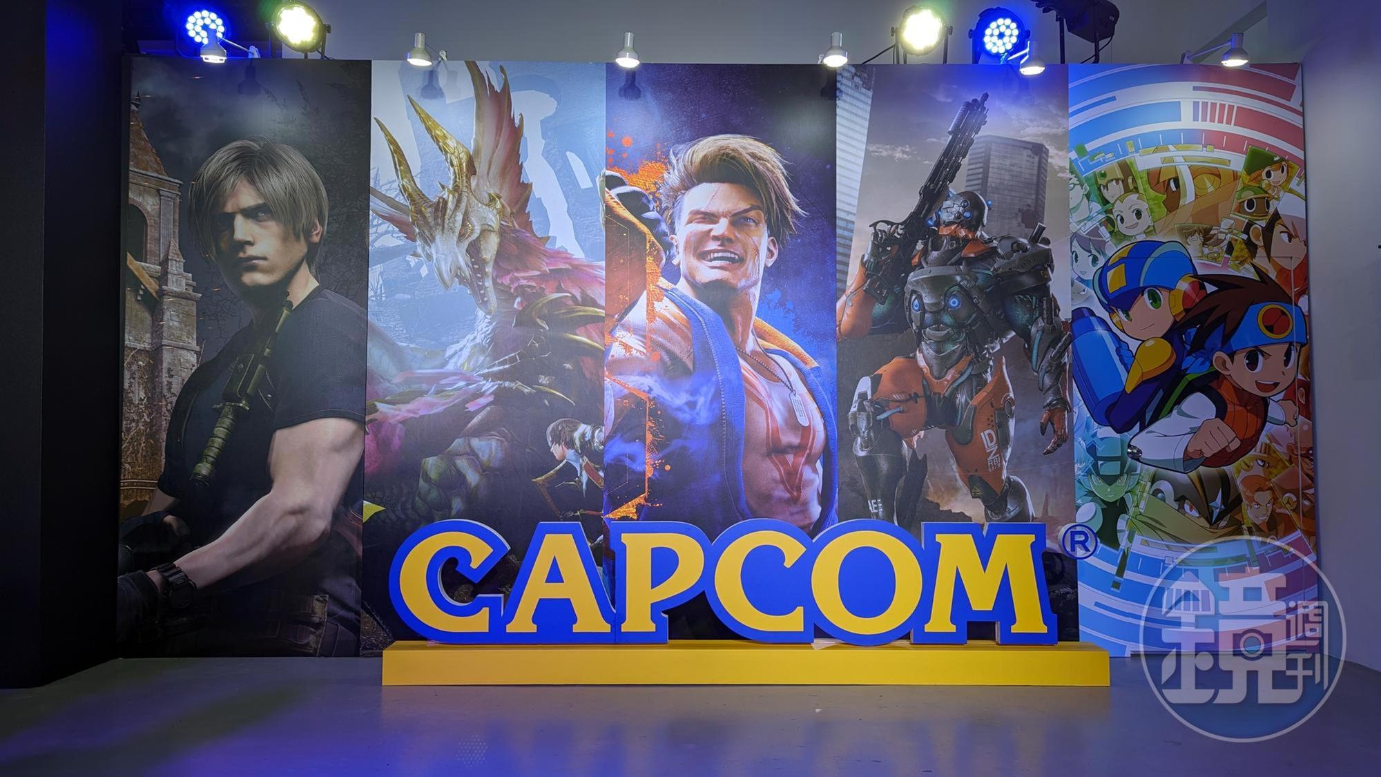 一館主要展出CAPCOM旗下作品。