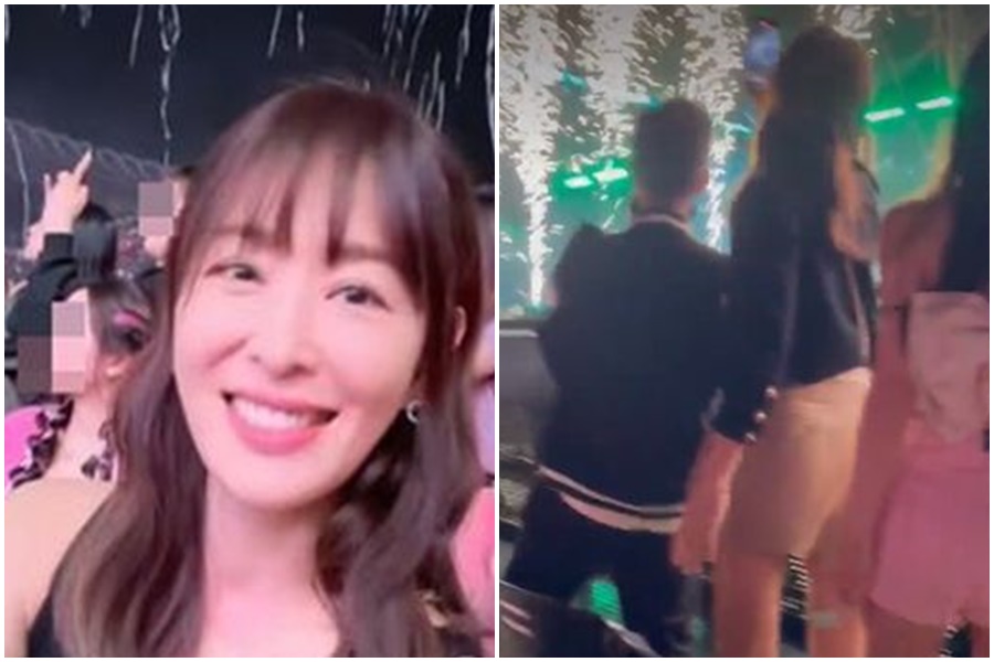 被封為「防疫女神」的女星賈永婕，近日到高雄朝聖BLACKPINK的演場會爆出爭議。（翻攝自賈永婕臉書）