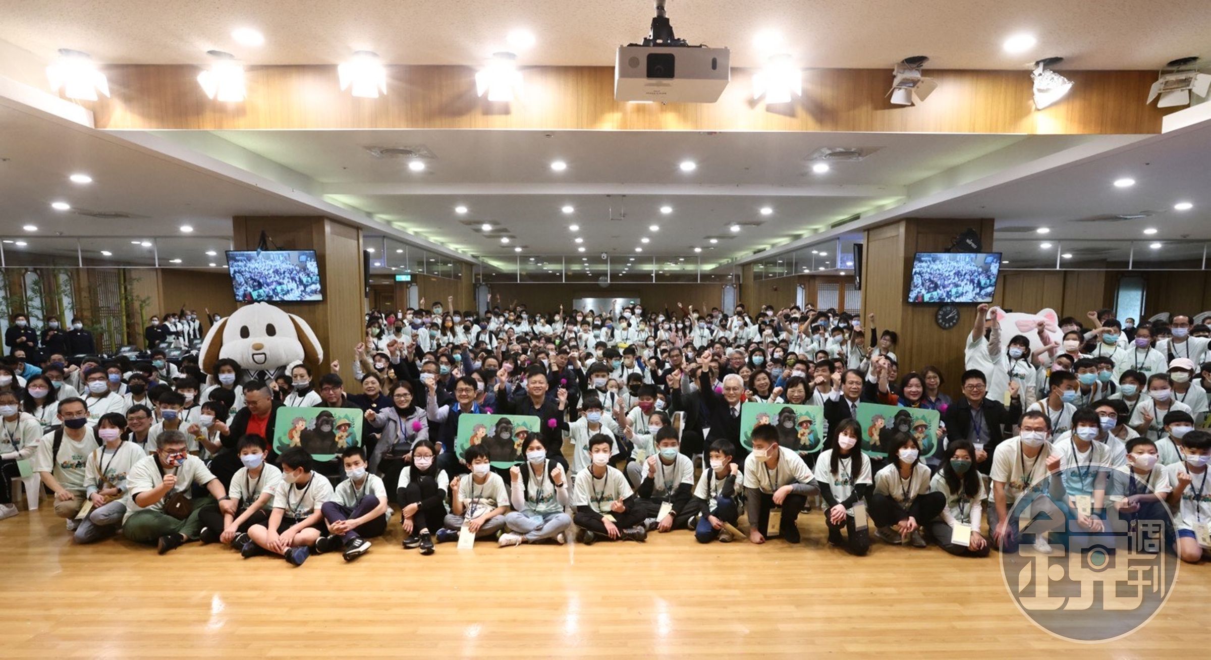 台北市第2屆「慈濟x PaGamO環保防災勇士PK賽」，共計92校、262位代表學校選手參加。（慈濟基金會提供）