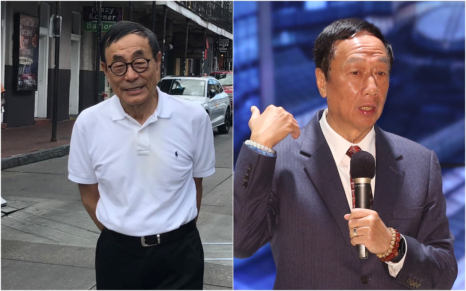 劉家昌（左）今發文喊話希望郭台銘（右）參選2024總統。（翻攝臉書／本刊資料照）