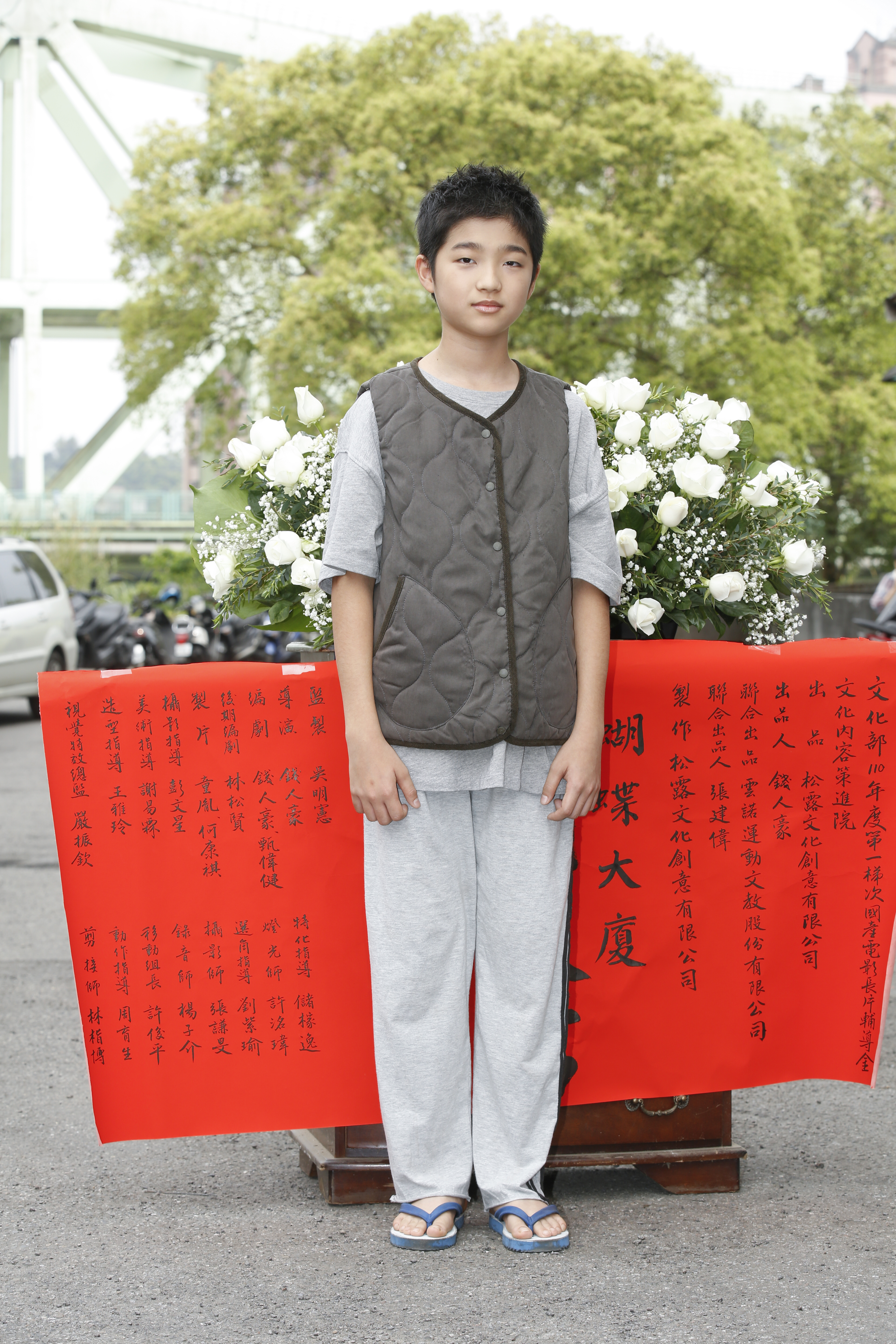 白潤音一度為了學業暫時息影，這次難得演出一個有陰陽眼的自閉症小孩。