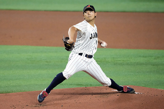 日本先發投手今永昇太。（翻攝自推特@samuraijapan_pr）