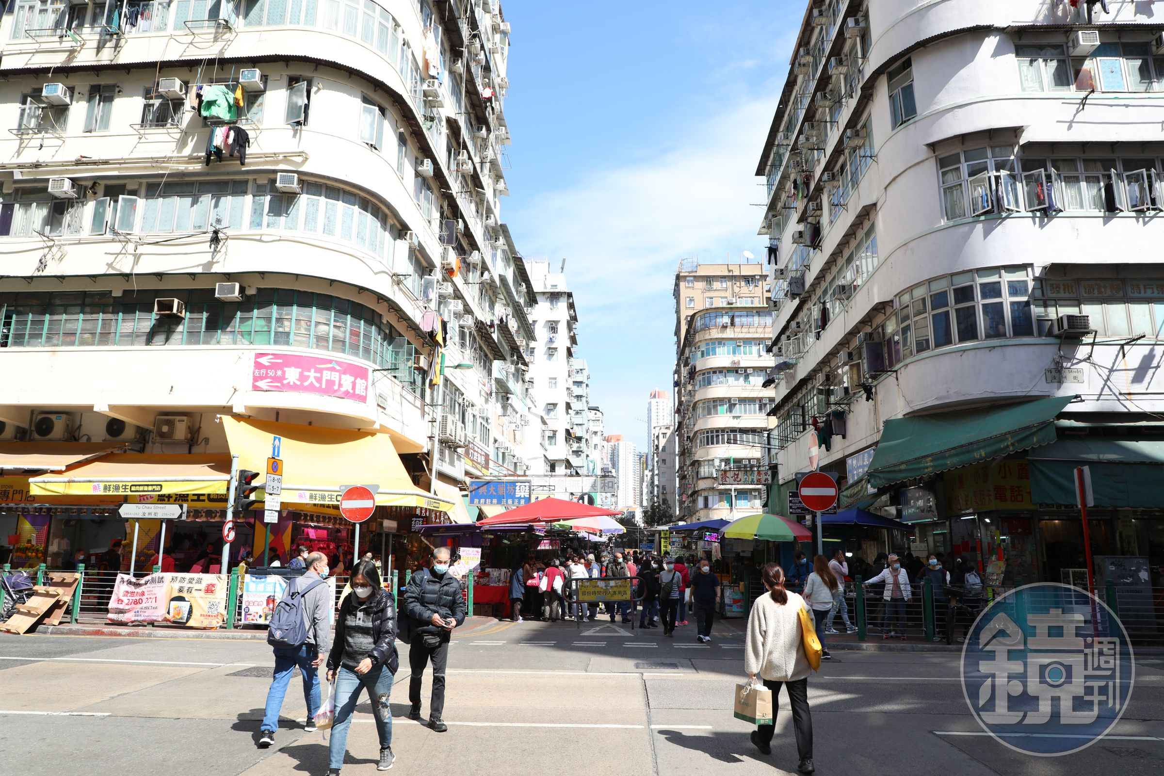 深水埗是香港二手商品集中地,平假日都非常熱鬧。