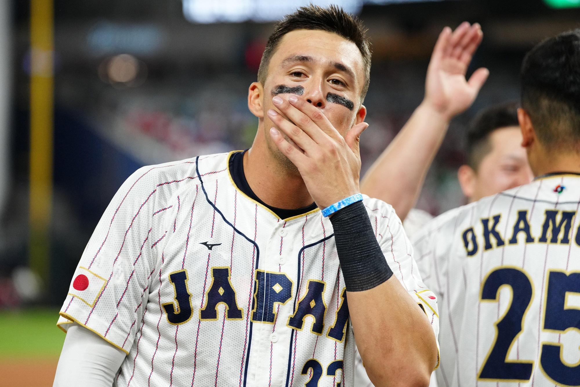 美日混血的努特巴爾在本次經典賽中圈了不少粉絲。(翻攝自推特@MLBONFOX)