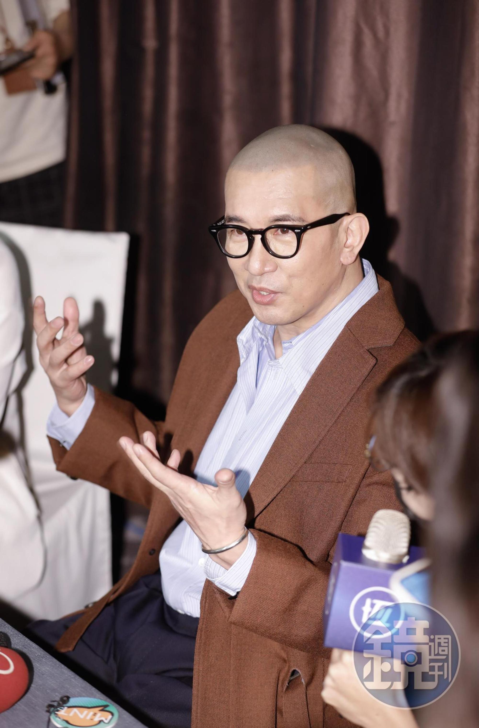 具俊曄受訪時不停放閃，幸福藏不住。