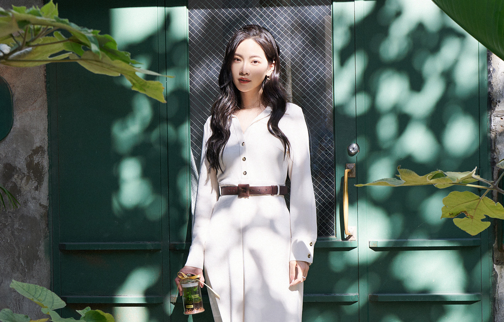 拈花惹草有成的曾之喬創立自己的綠色品牌「綠咖生活概念店」。（博士倫提供）