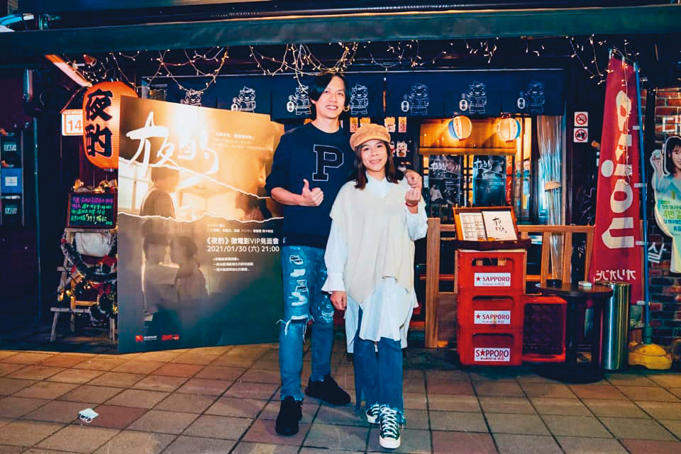 江美琪（右）與老公林振益（左）交往半年就登記結婚，新單曲也是由林振益擔任製作人。（翻攝自江美琪臉書）