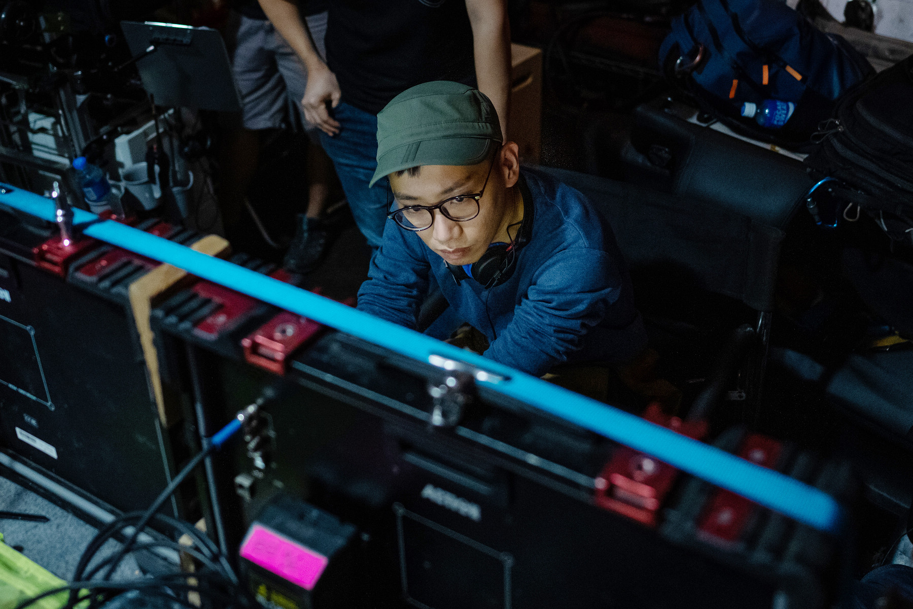 劉國瑞表示，《白日青春》有小孩和動物，6成是夜戲，且外景和新演員很多，拍攝過程壓力很大。（采昌國際多媒體提供）