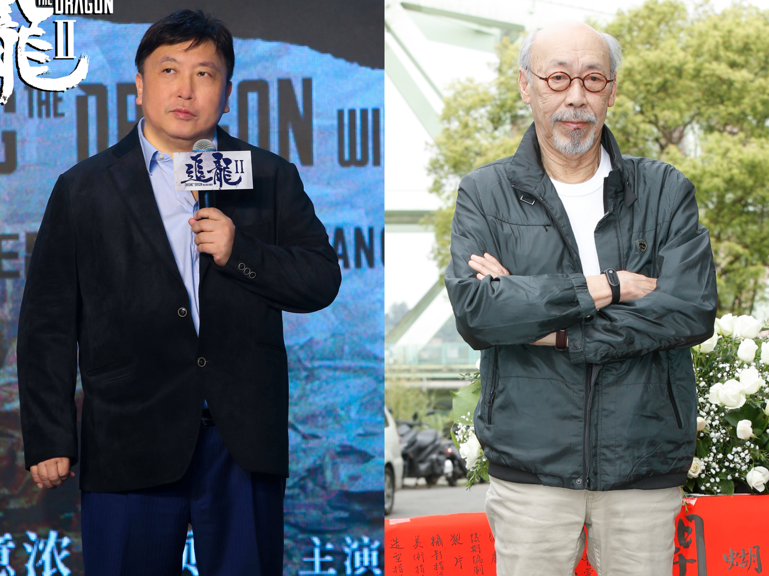 王晶與馮淬帆掀罵戰，馮淬帆日前大罵王晶是「王X蛋」，王晶則酸馮淬帆「患被害妄想症」。（翻攝自電影追龍官博／攝影：蕭志傑）