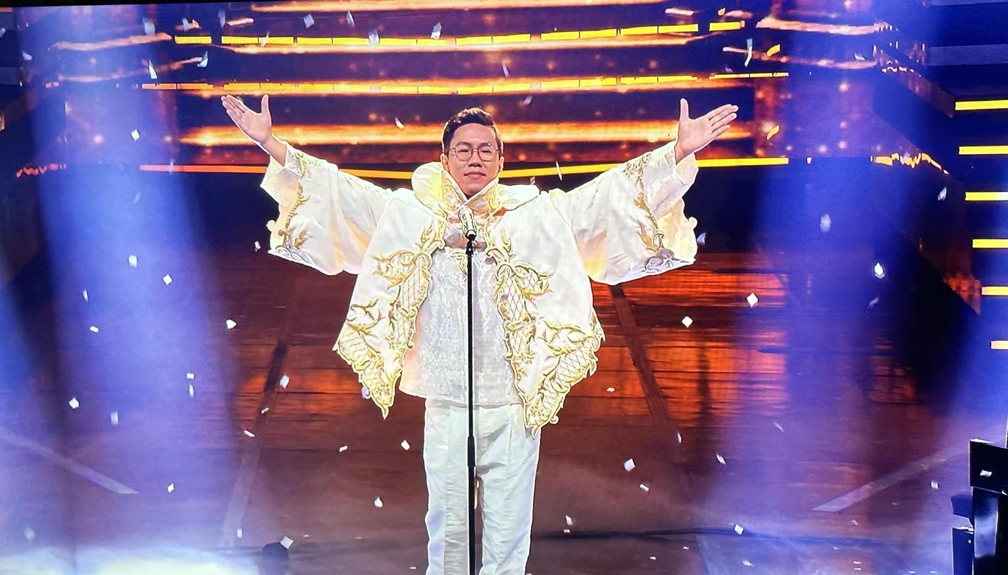 「男版夜后」朱育陞在韓綜《看見你的聲音》中勝出。（陳佳琪提供）