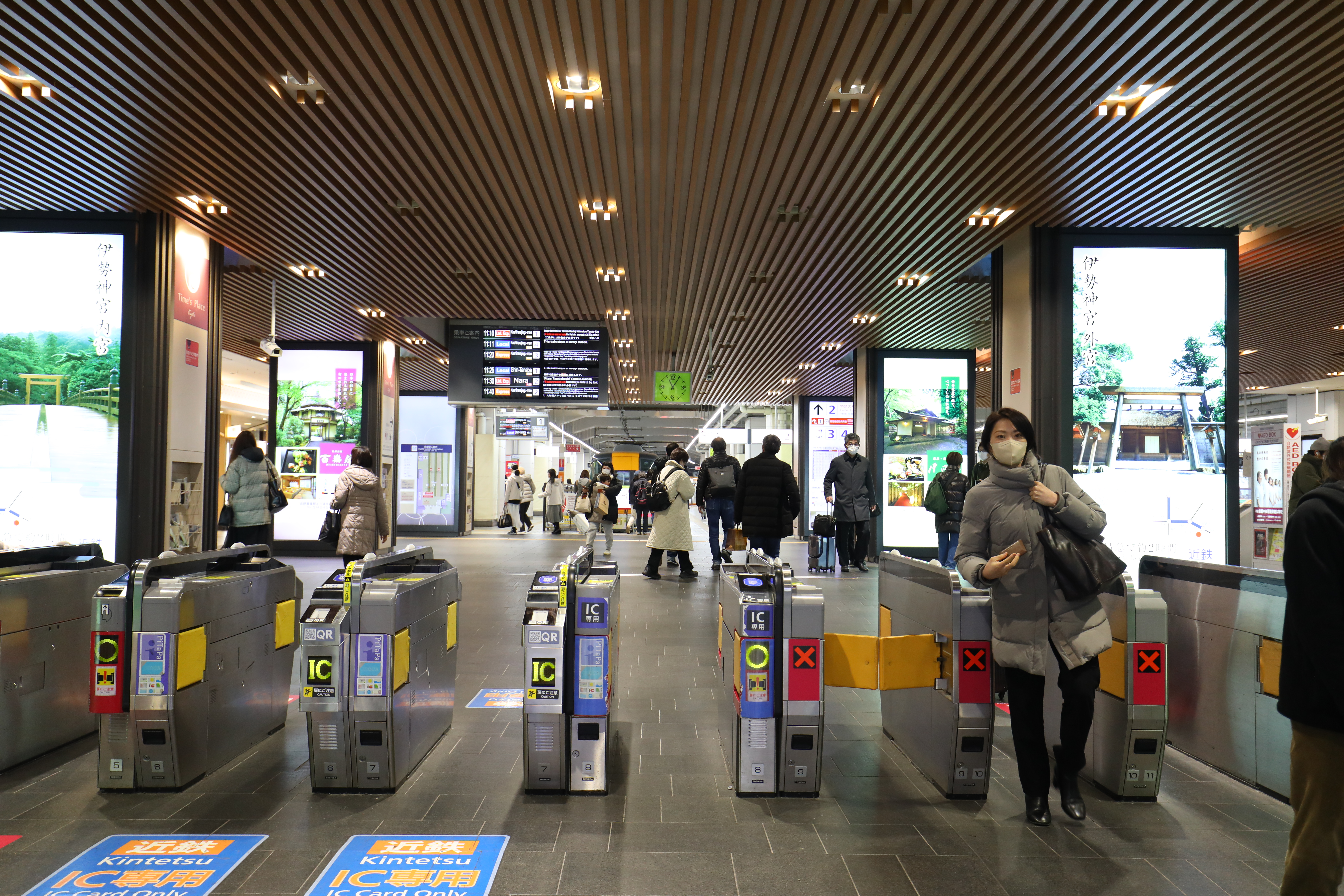 在日本旅行，基本都靠電車移動。