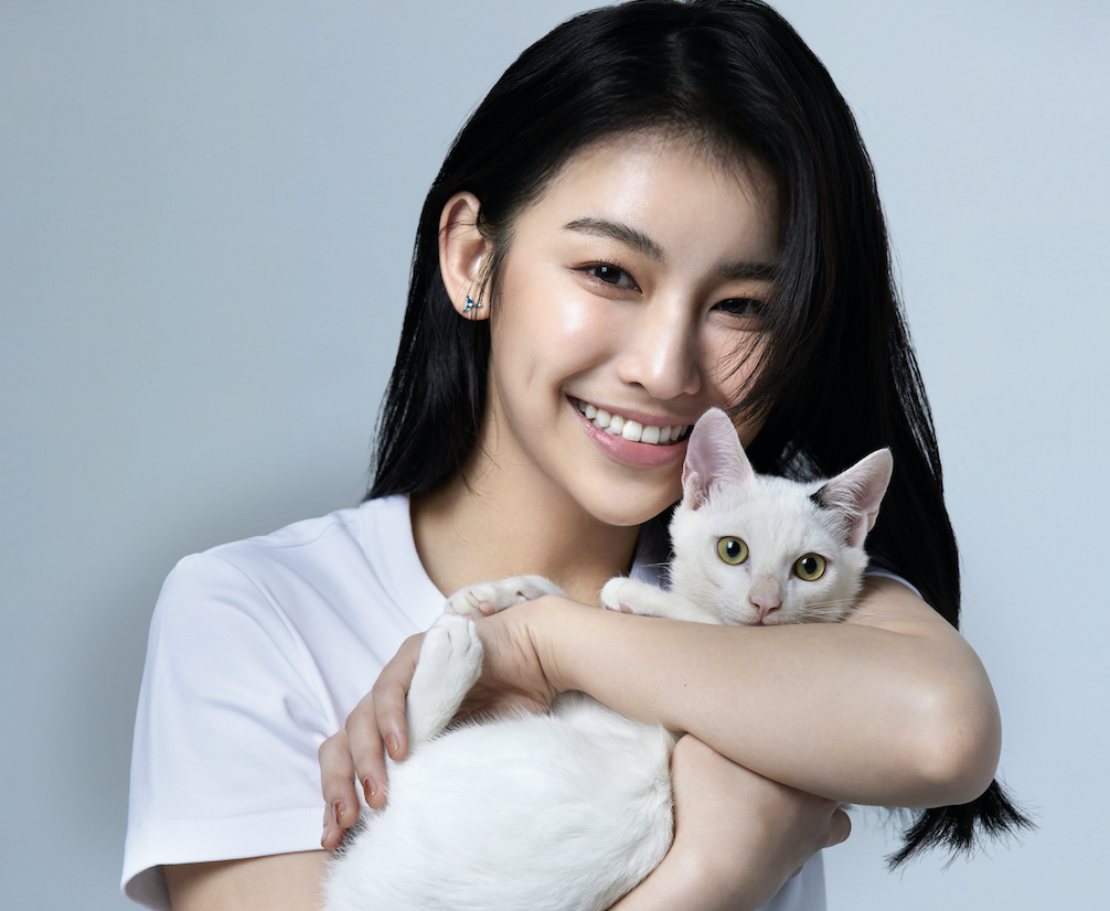 采子終於正式露面，宣告復出演藝圈。（浩瀚宇宙無限提供）