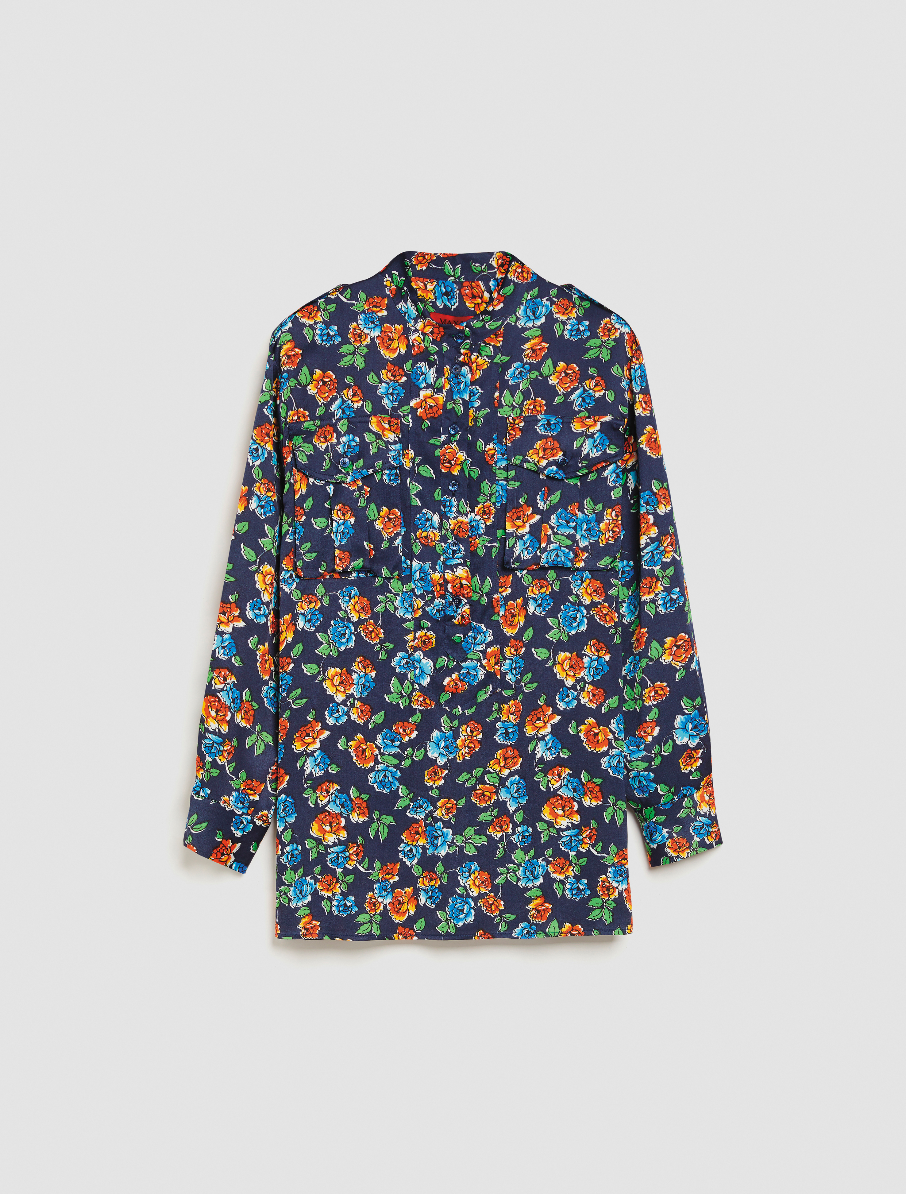 西里玫瑰寬版工裝襯衫 NT$14,600 （Max & Co.提供） 