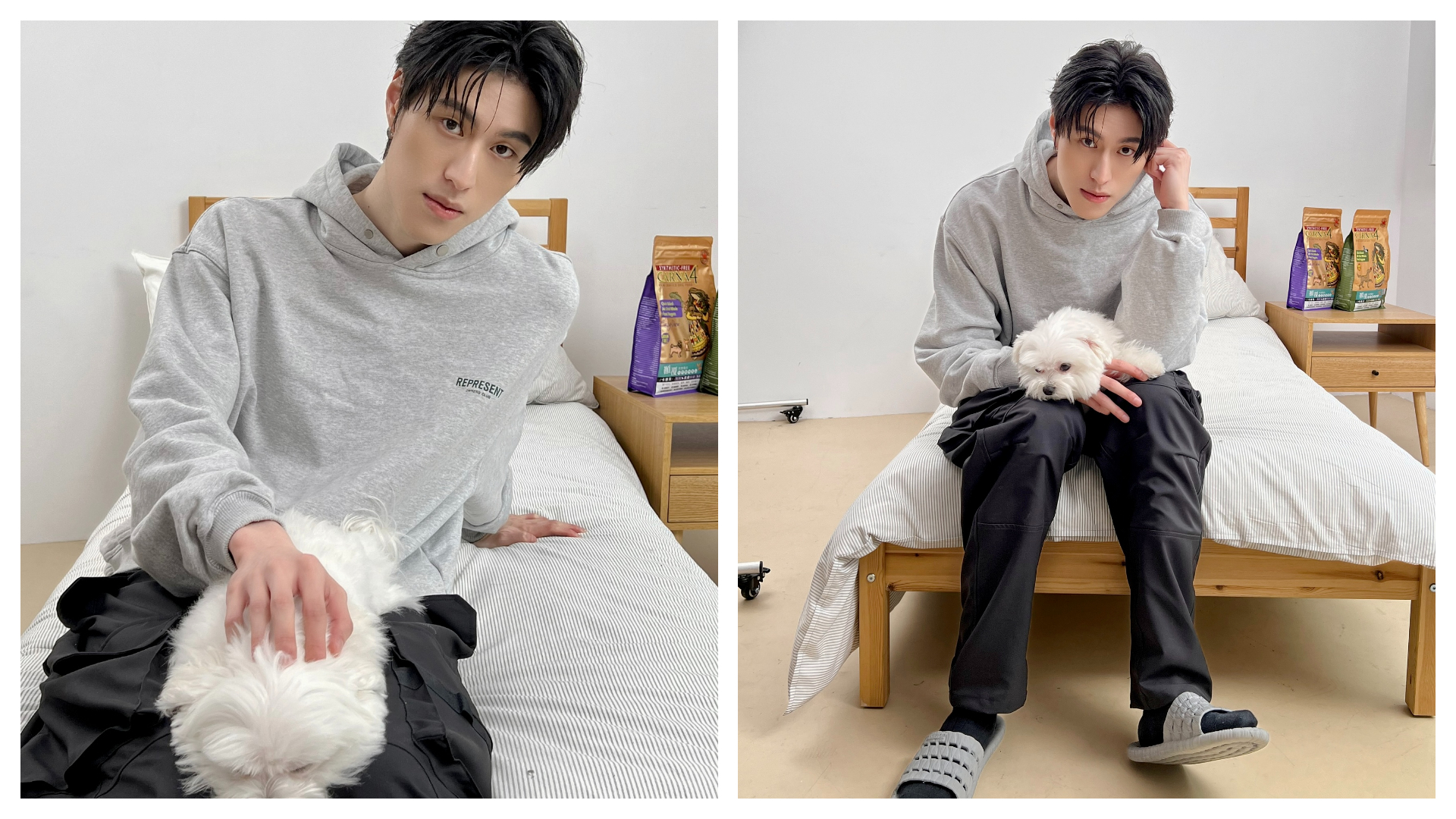 成晞近日被加拿大寵物飼料品牌相中，以數百萬的價碼接下代言。（成晞提供）