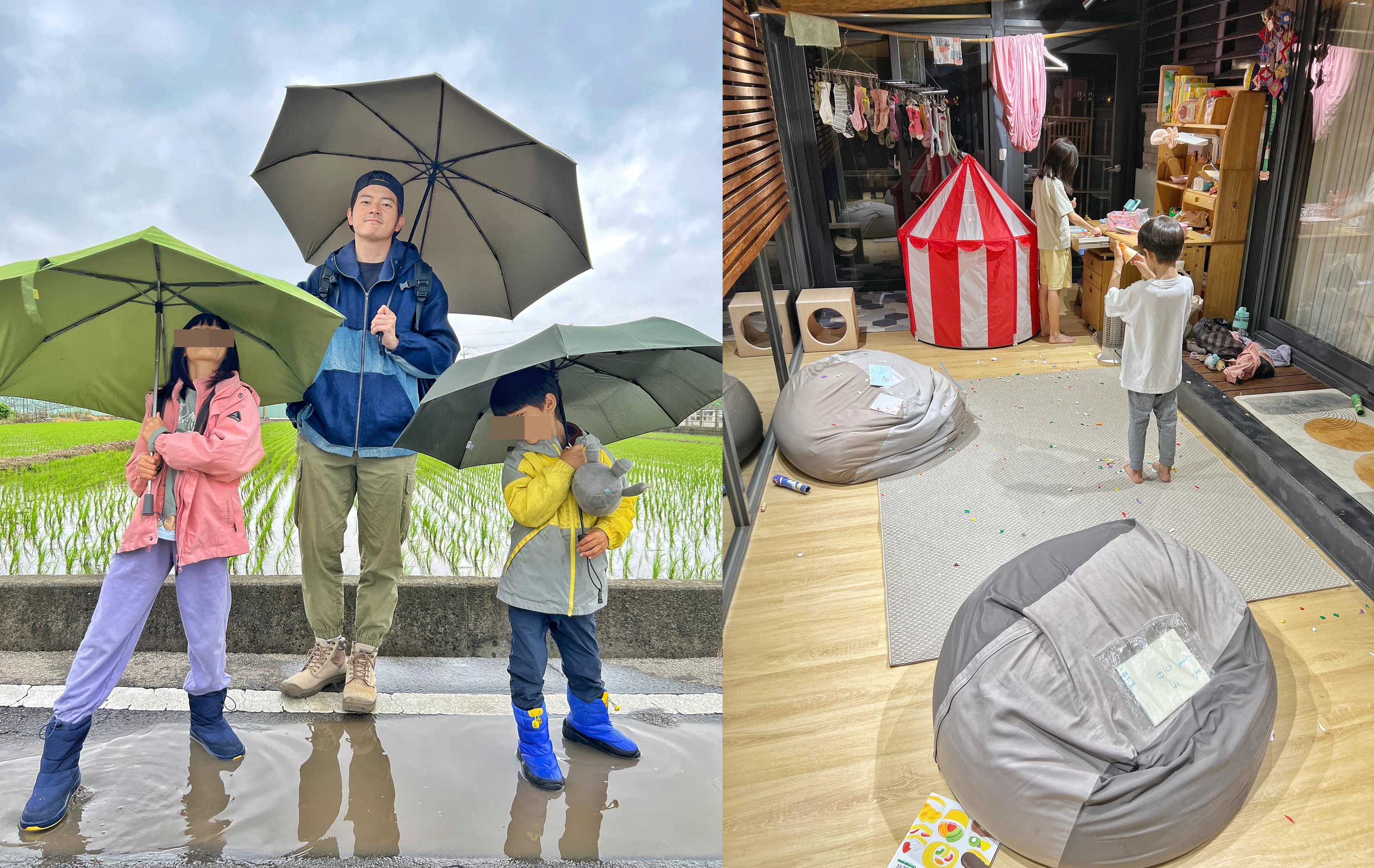 決定擔任家庭主夫之後，宥勝不時上網分享心得。（翻攝臉書）