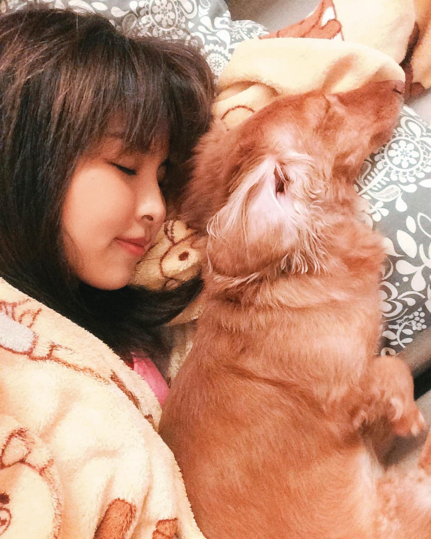 愛犬離世之時,徐凱希也面臨情變,她當時在社群上發出正能量文。(翻攝自徐凱希IG)