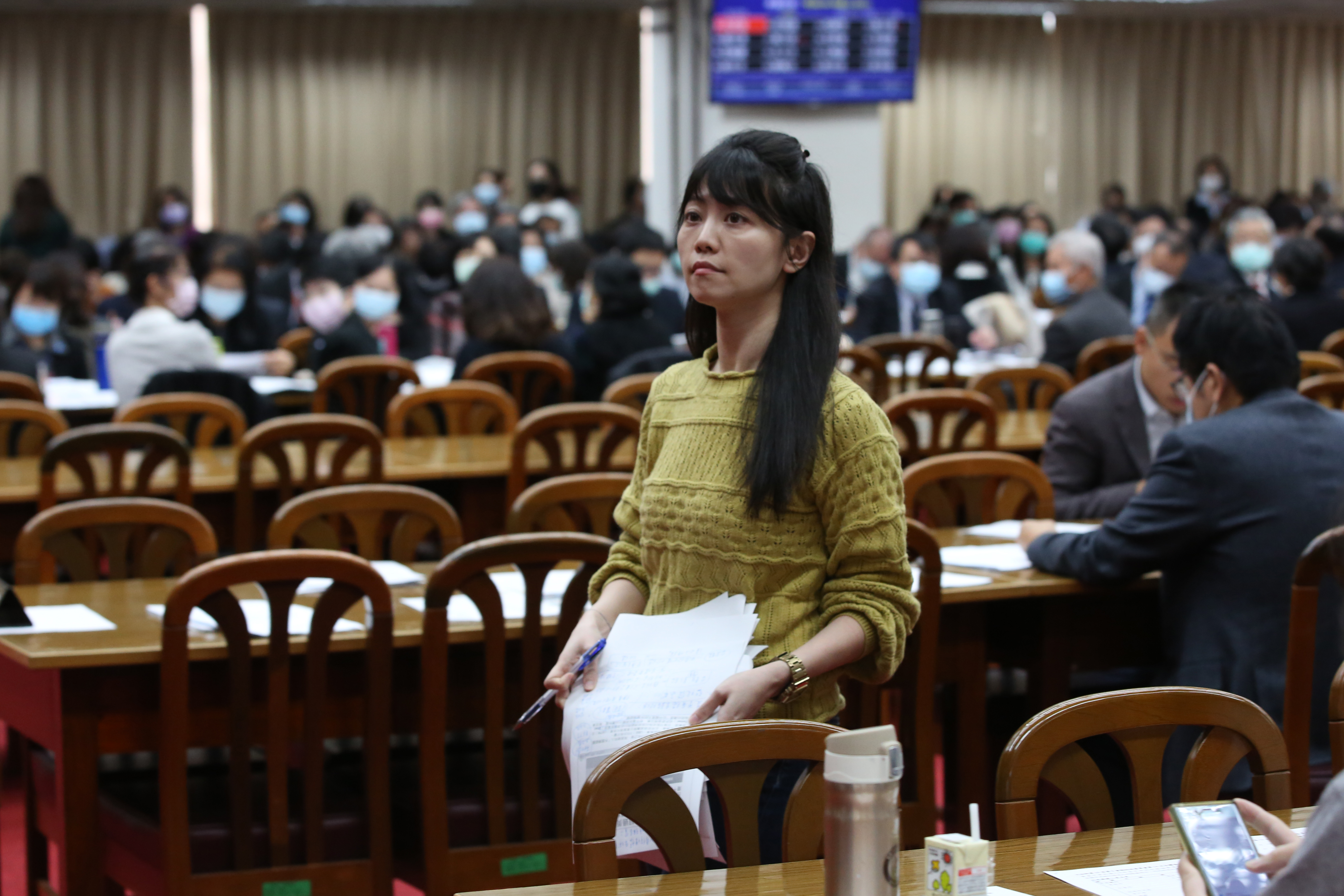 面對吳欣岱可能參選同區立委，高嘉瑜坦言「選情看起來非常危險」。（本刊資料照）