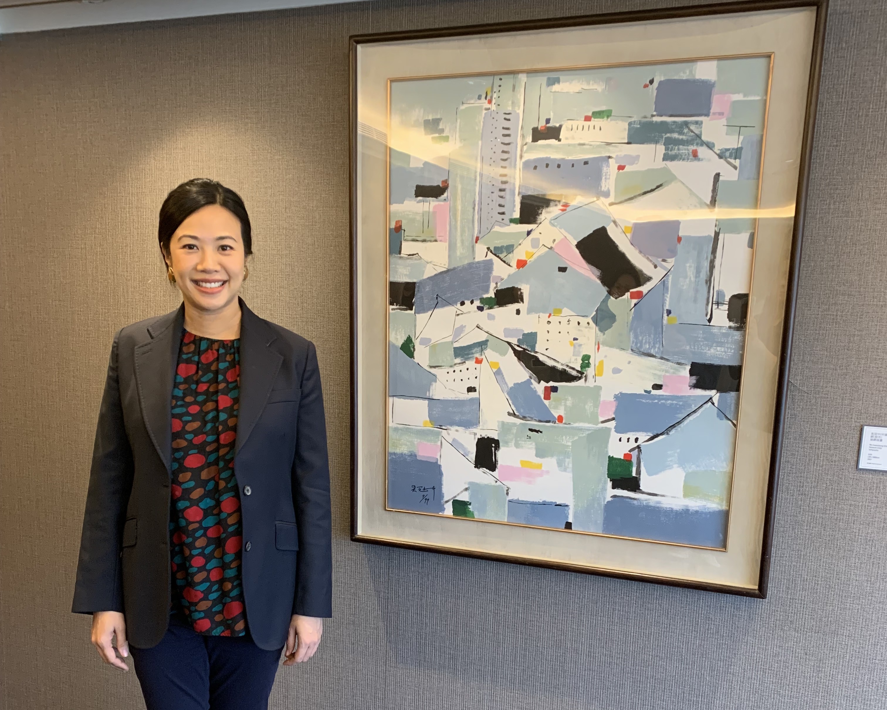 吳欣盈產假即將結束，她希望台灣主權基金能力拼本會期闖關。