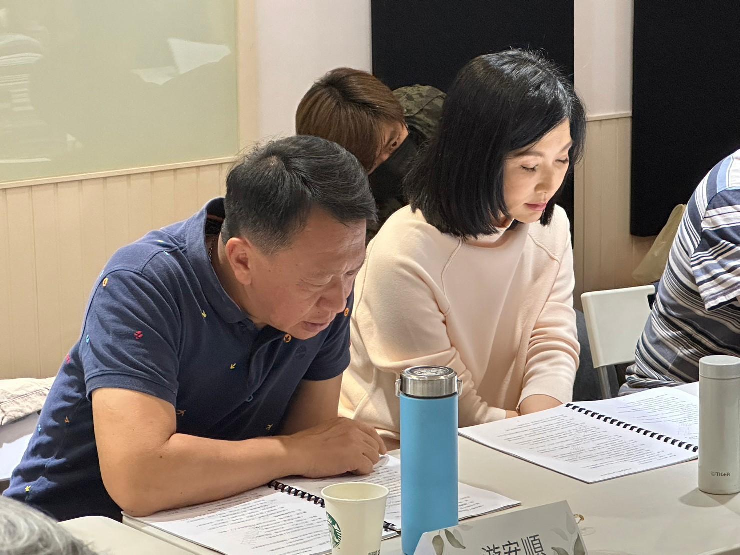張玉嬿的台語進步神速，連吳念真都讚嘆連連。（綠光創藝提供）