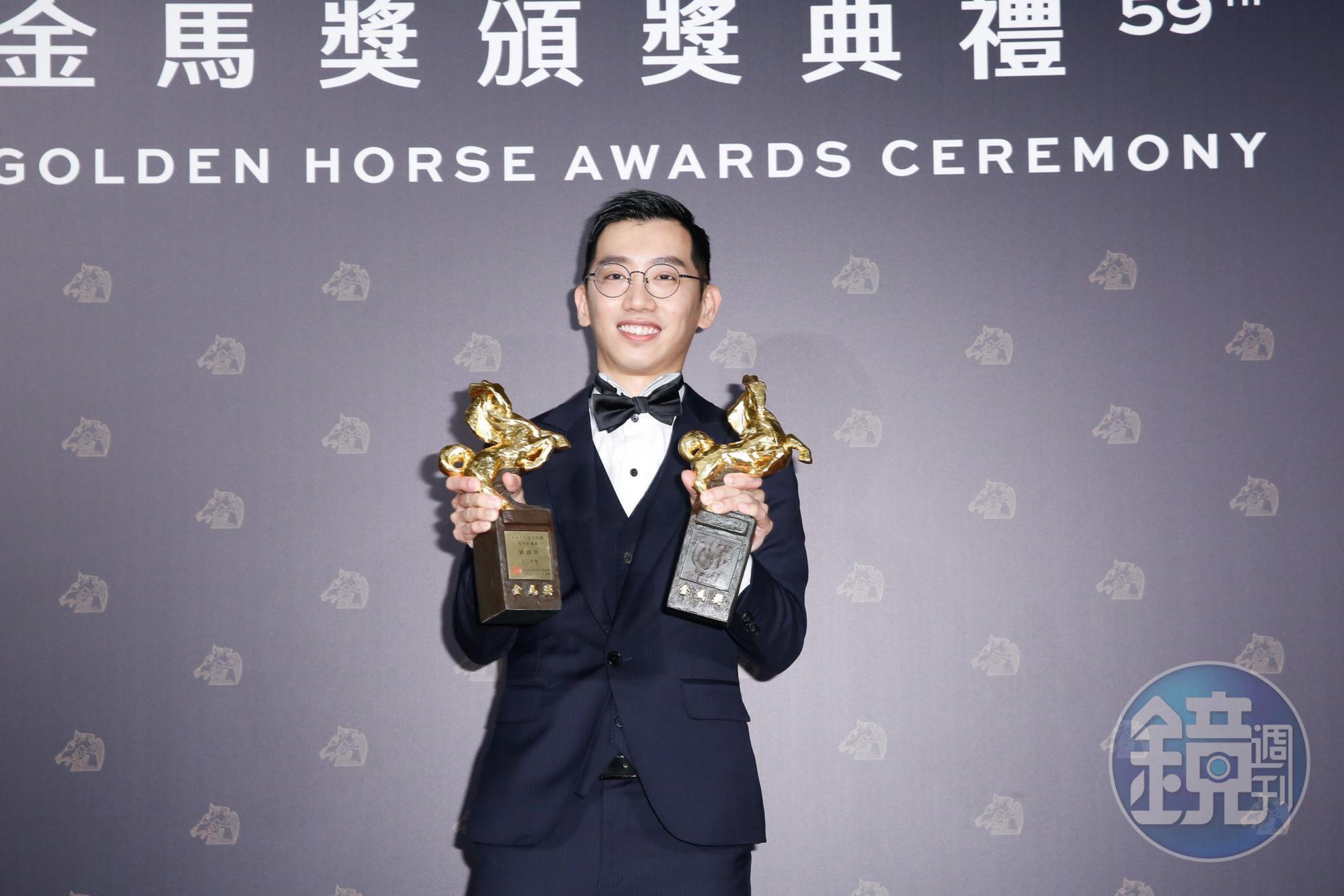 劉國瑞因《白日青春》獲上屆金馬獎最佳新導演、最佳原創劇本獎。（資料照）