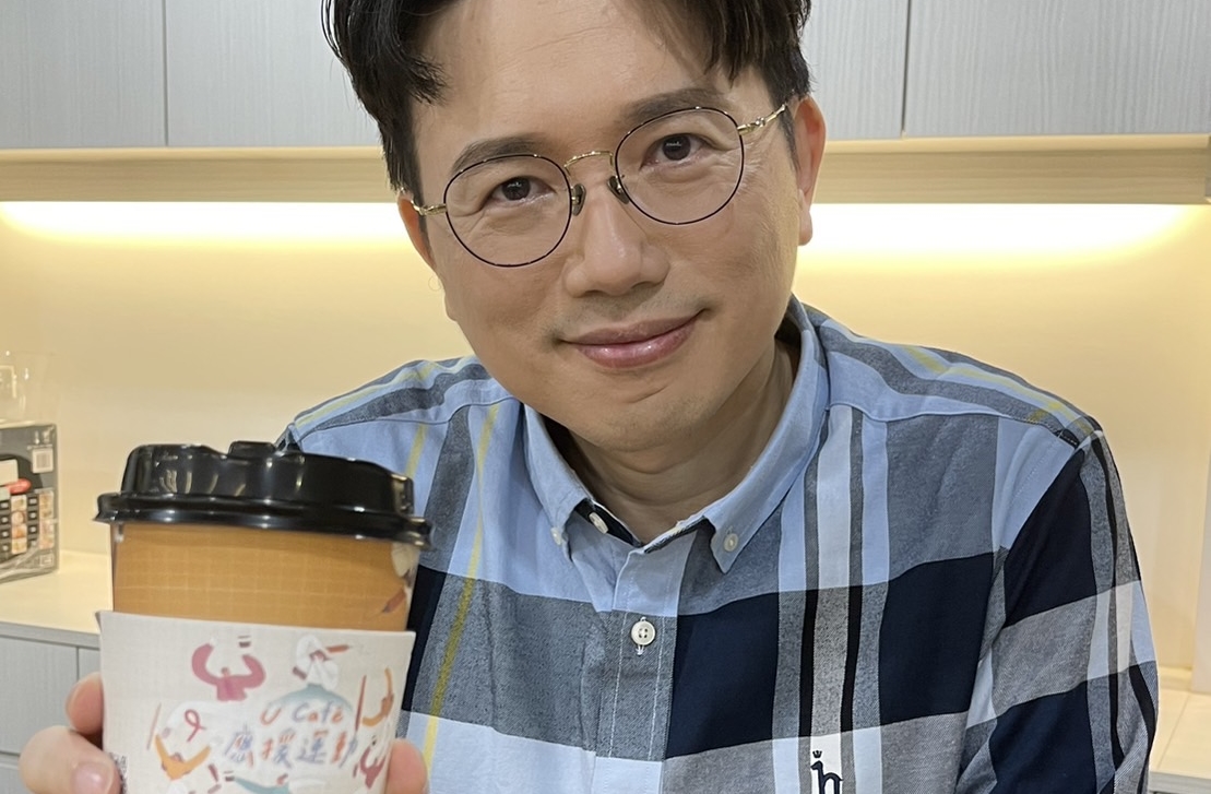 江坤俊近日po文提到遇到愛滋病患者的故事，他也強調「愛滋病毒沒有想像中強大」。（翻攝自江坤俊臉書）