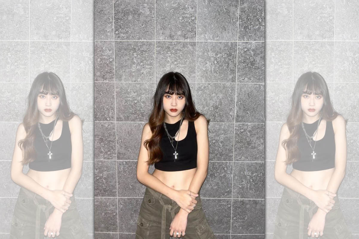 藍愛子已是大學生，個人風格突出。（翻攝自藍愛子IG）