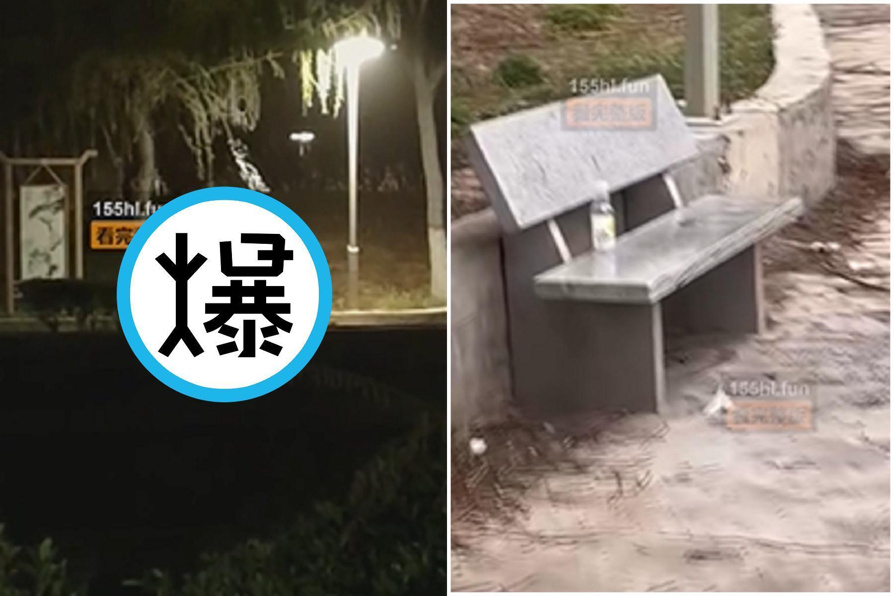 夜太美燈下黑,情侶在學校花園熱烈野戰!全校同學朝聖成打卡景點。(翻自《黑料不打烊》)