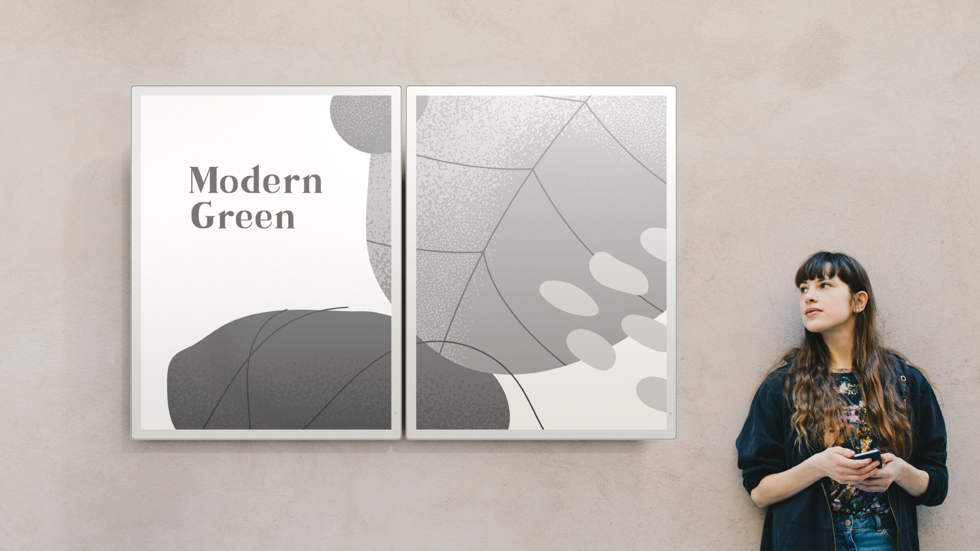 Sharp將在日本市場以元太科技的電子紙技術,推出42英寸黑白電子紙數位海報顯示器。(元太科技提供)