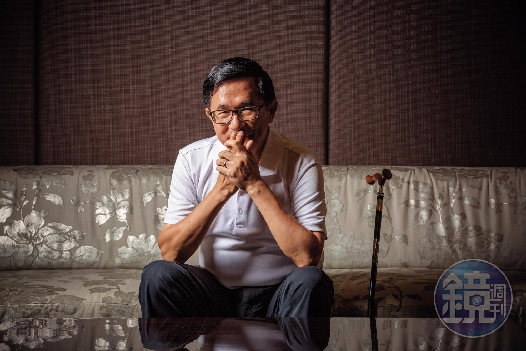 對於宏都拉斯、台灣斷交，陳水扁（圖）呼籲台灣不分藍綠要團結。（讀者提供）