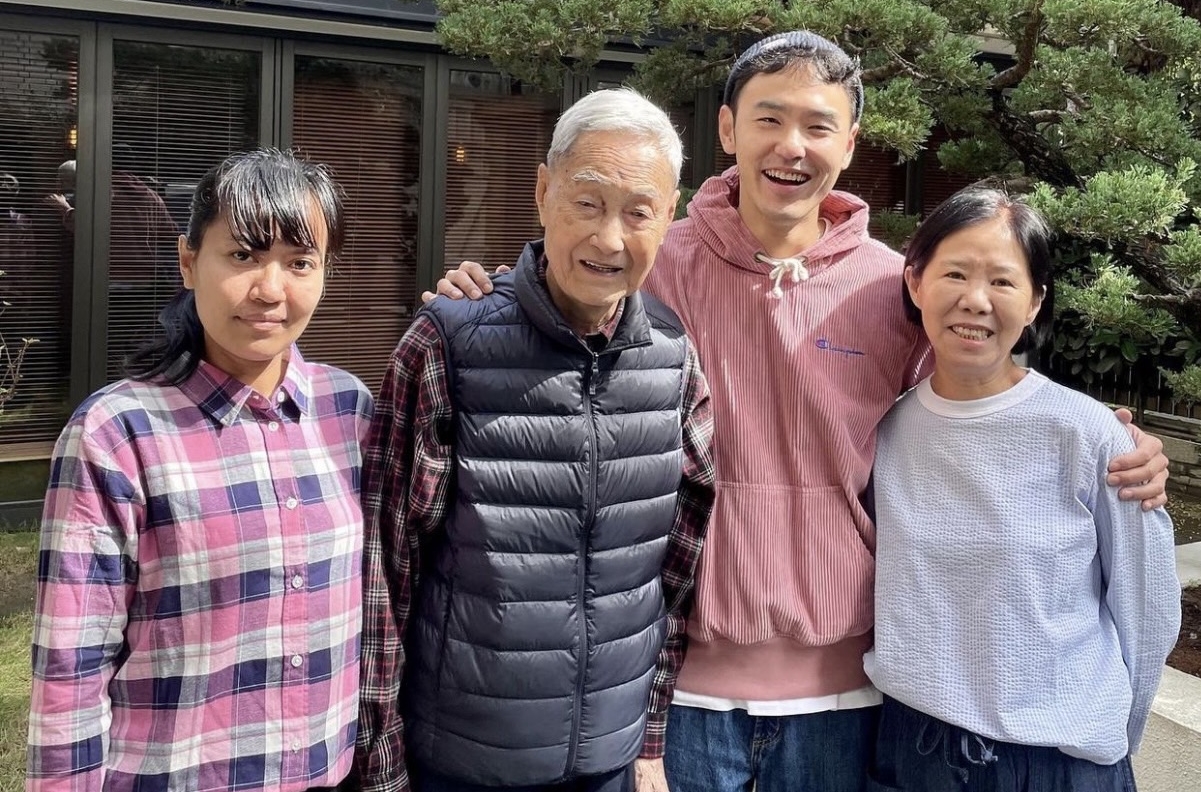 阮經天的爺爺對他充滿慈愛。（翻攝自阮經天IG）